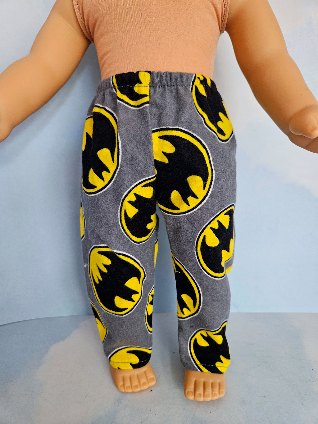Two Pair Pajama Pants Batman - Ninja Turtle/handmade/AG doll/18 inch boy doll