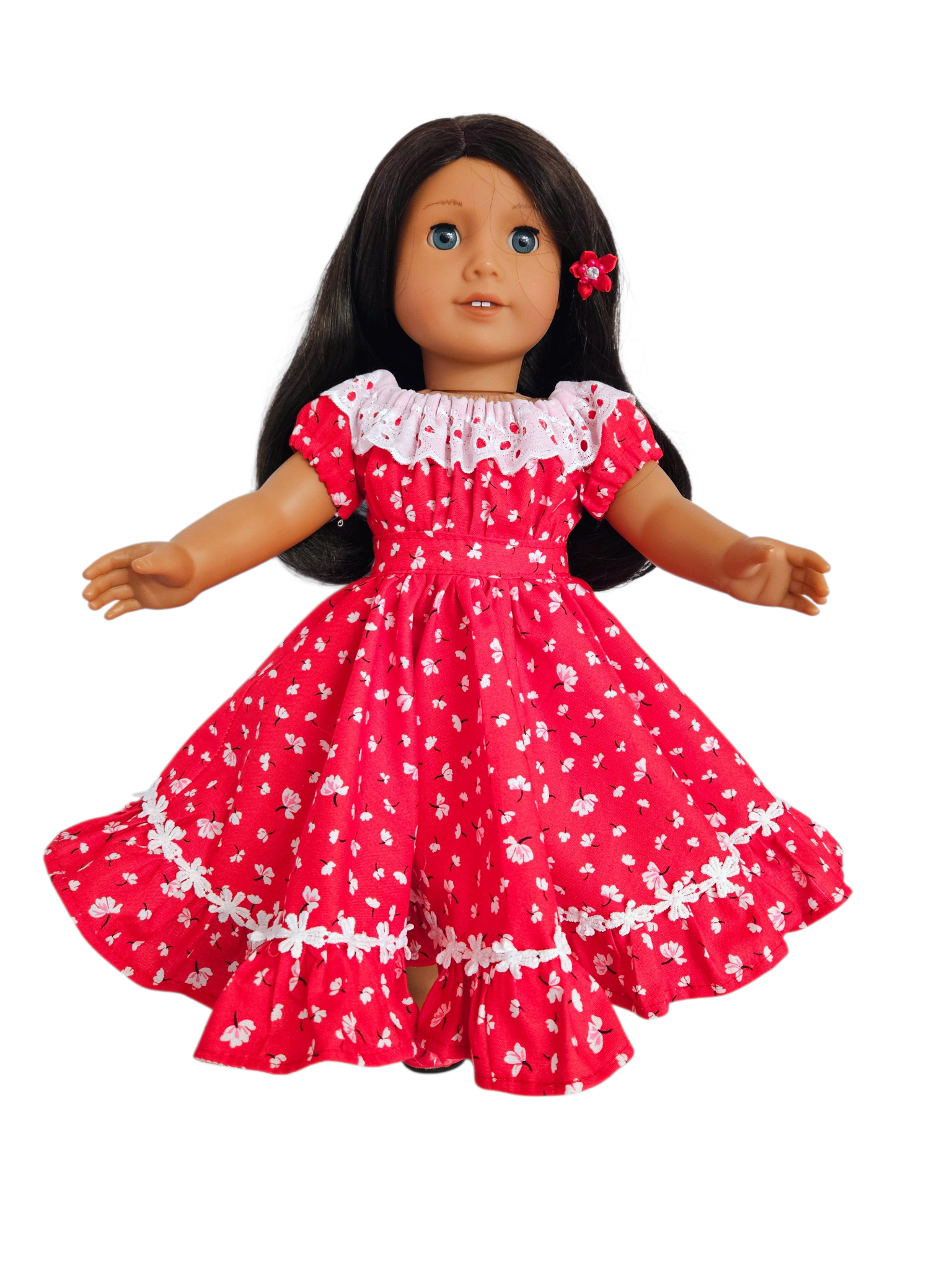 Red Fiesta Gown for the 18 inch doll