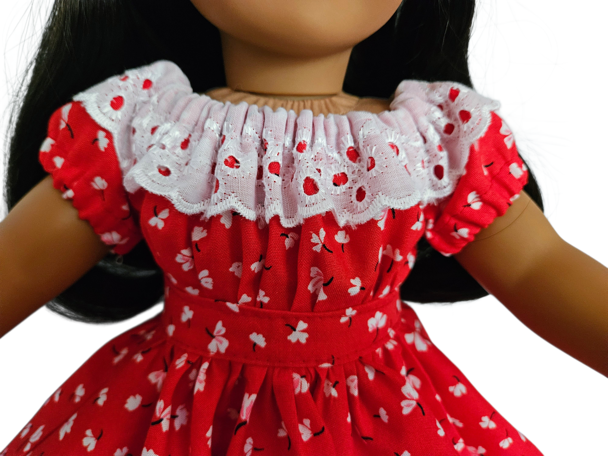 Red Fiesta Gown for the 18 inch doll