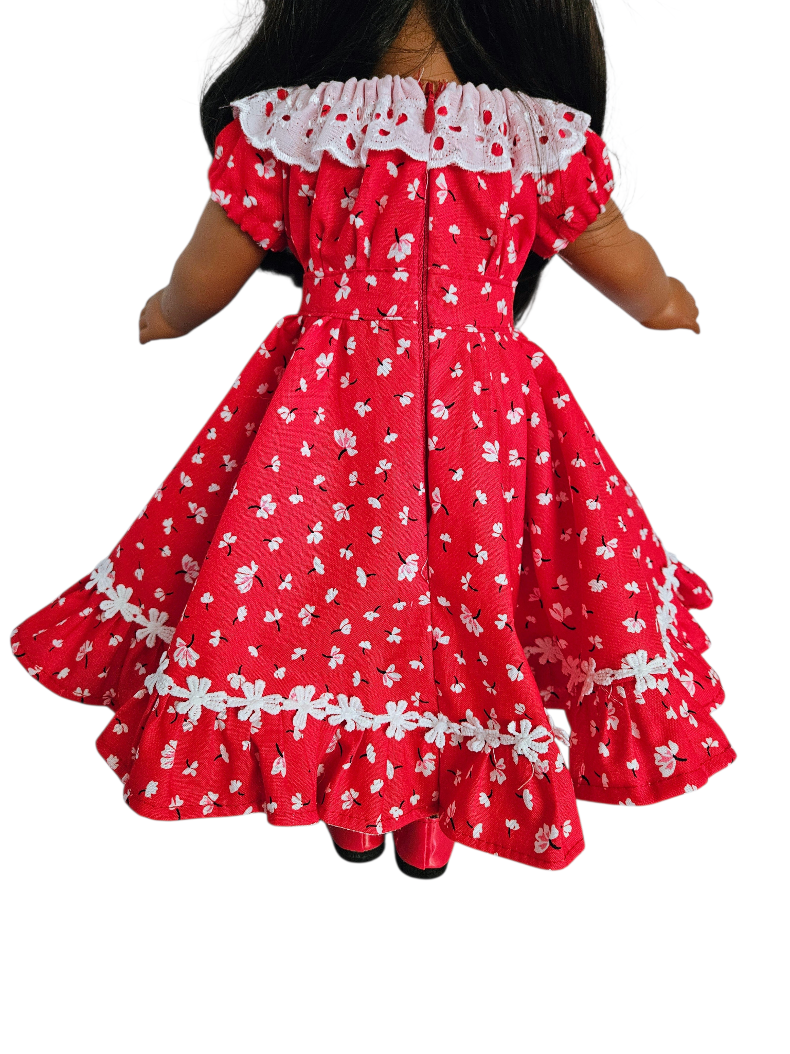 Red Fiesta Gown for the 18 inch doll