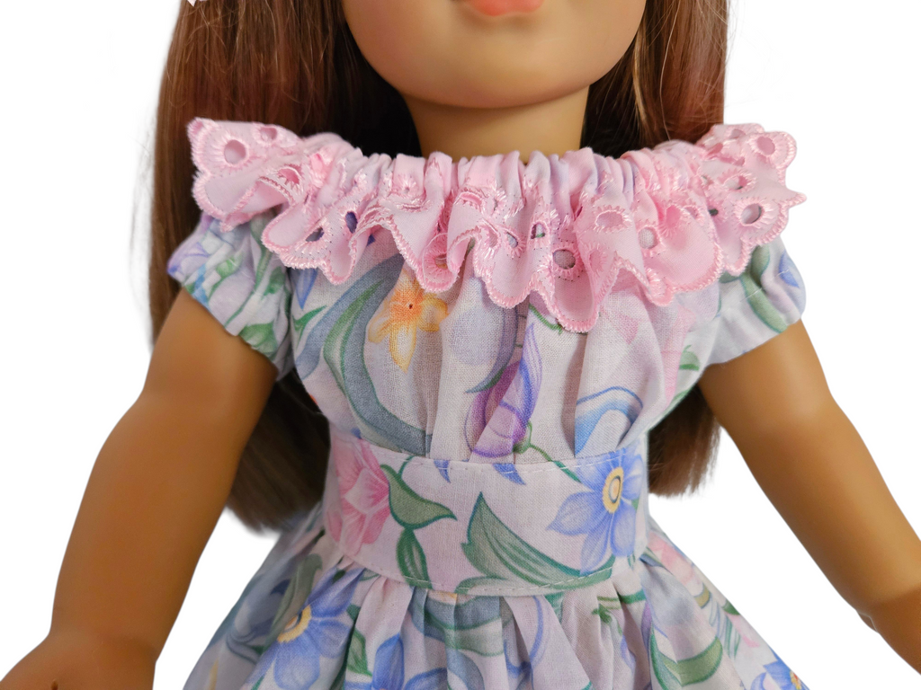 Springtime Fiesta Gown for the 18 inch doll