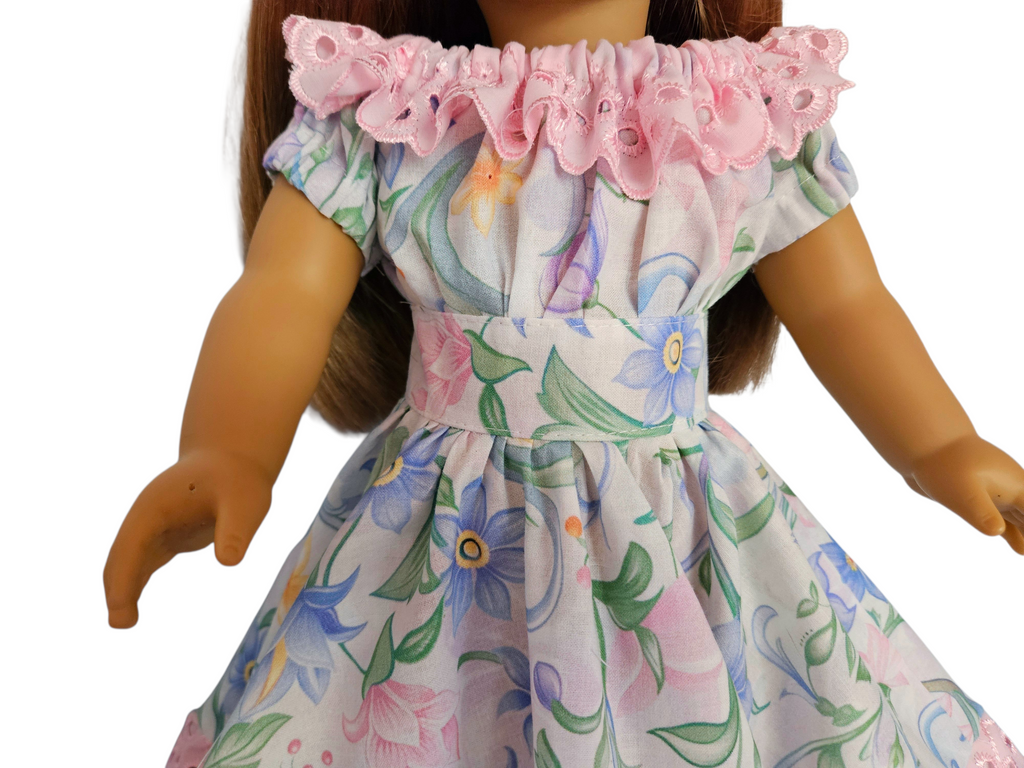 Springtime Fiesta Gown for the 18 inch doll