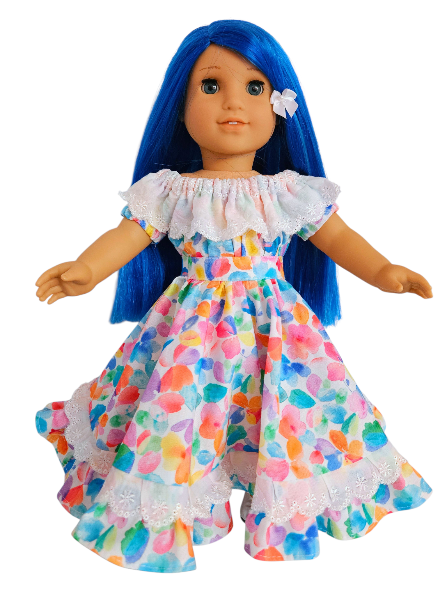 Colorful Fiesta Gown for the 18 inch doll