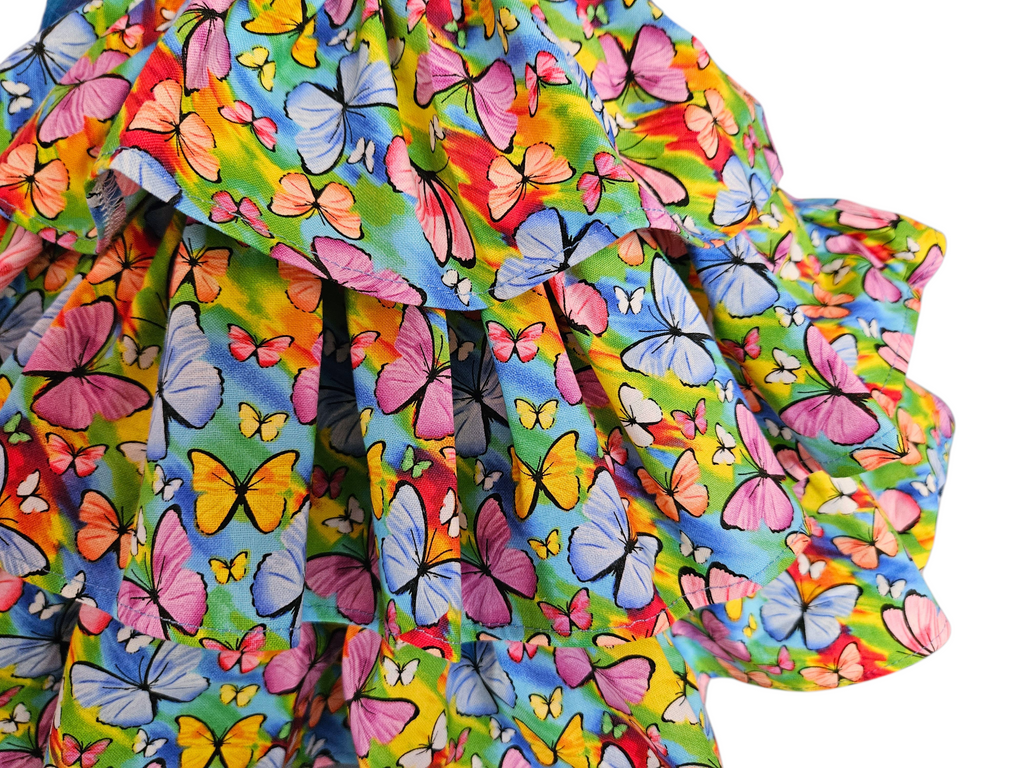 Butterfly Ruffled Gown for 18 inch doll