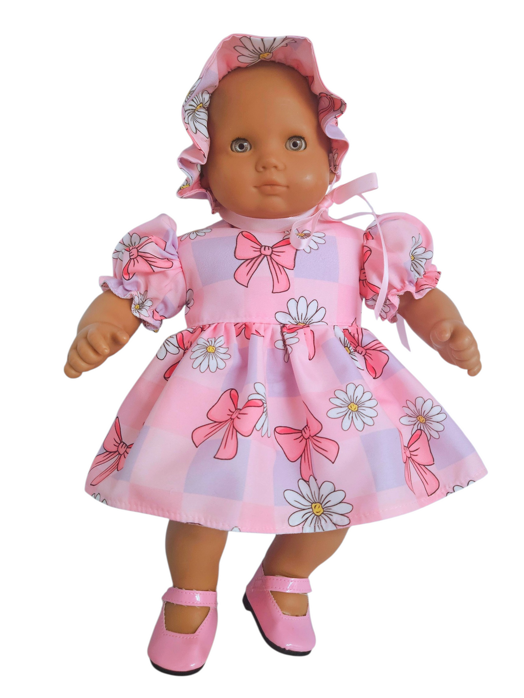 Bitty Baby doll Pink Bows Outfit