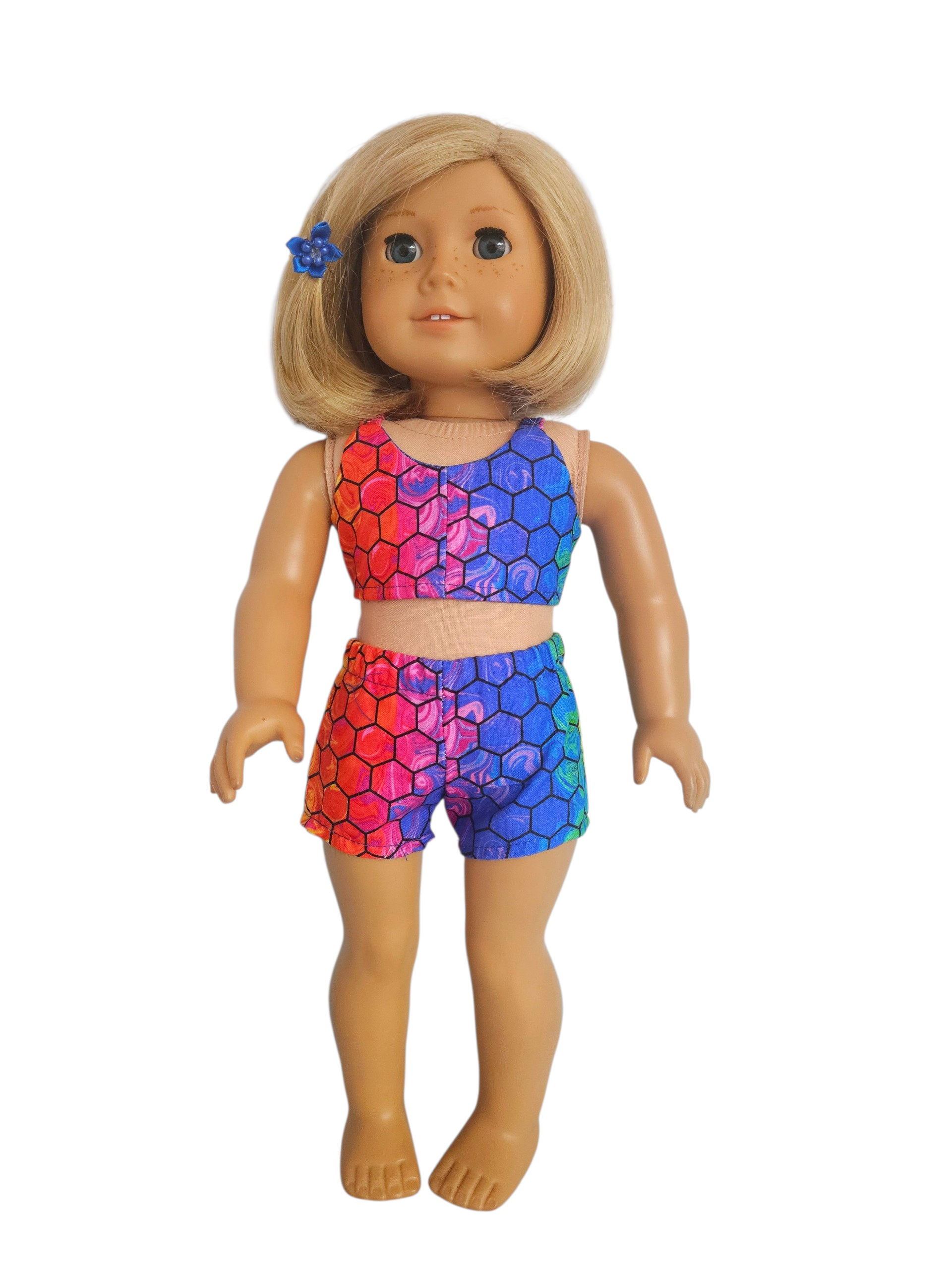 18 inch doll Bright Color Shorts Outfit