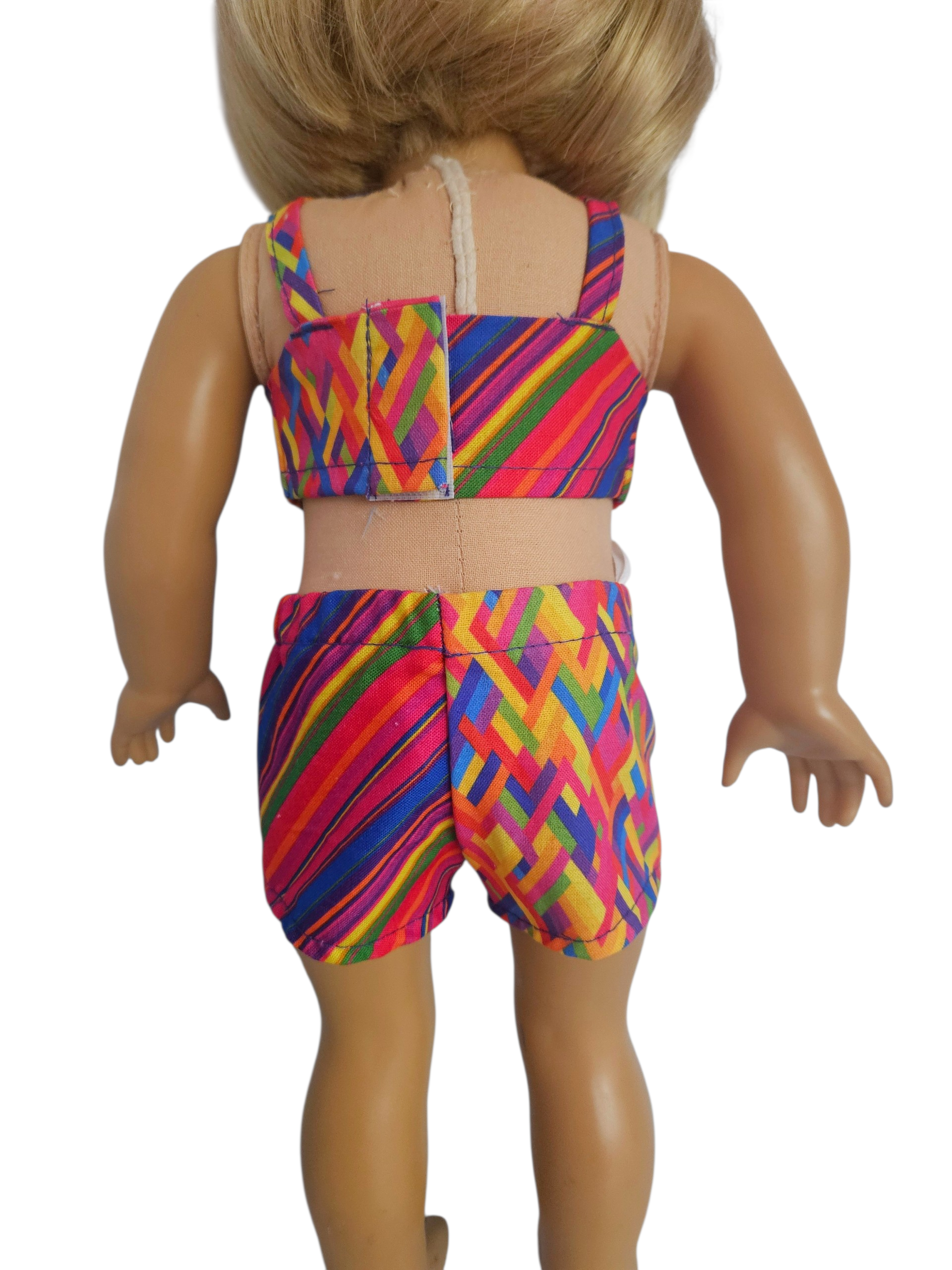 18 inch doll Multi Color Shorts Outfit