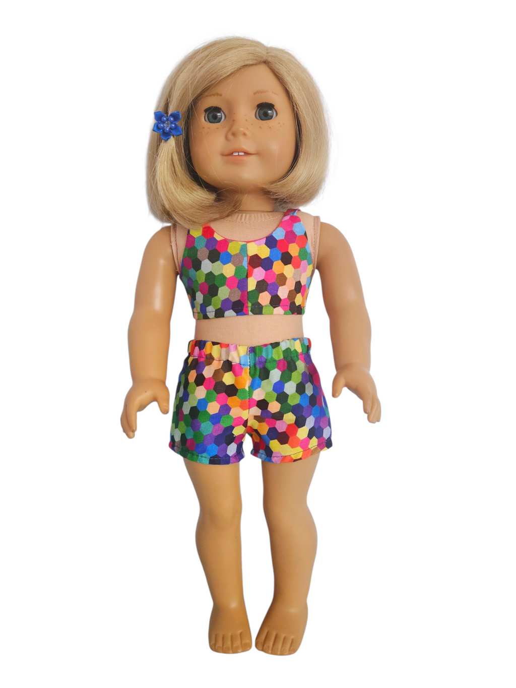 18 inch doll Geometric Shapes Shorts Outfit