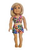18 inch doll Geometric Shapes Shorts Outfit