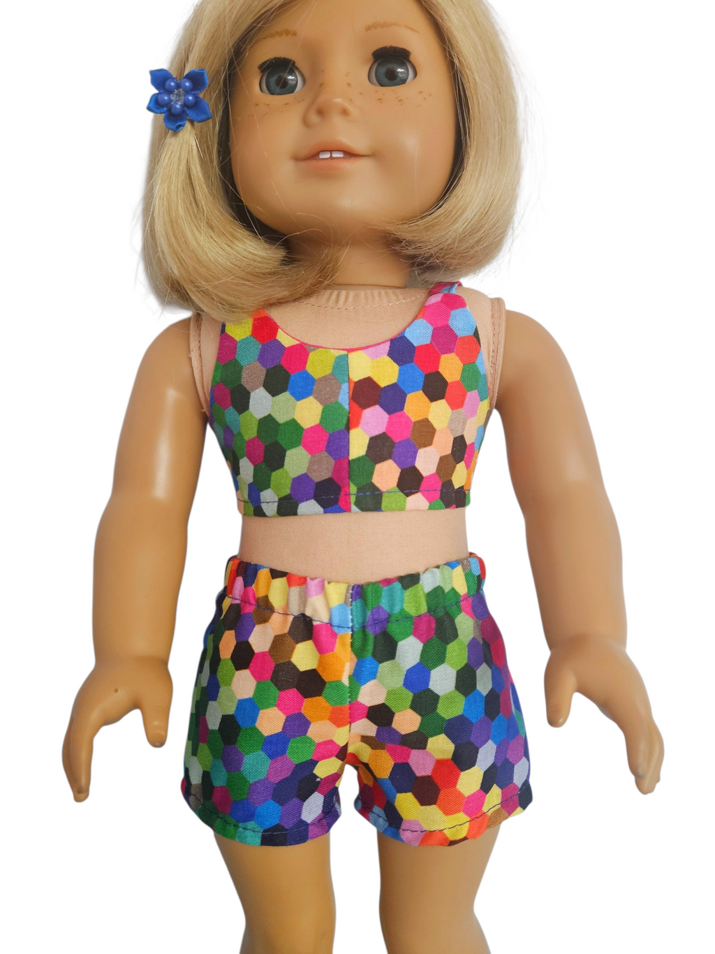18 inch doll Geometric Shapes Shorts Outfit