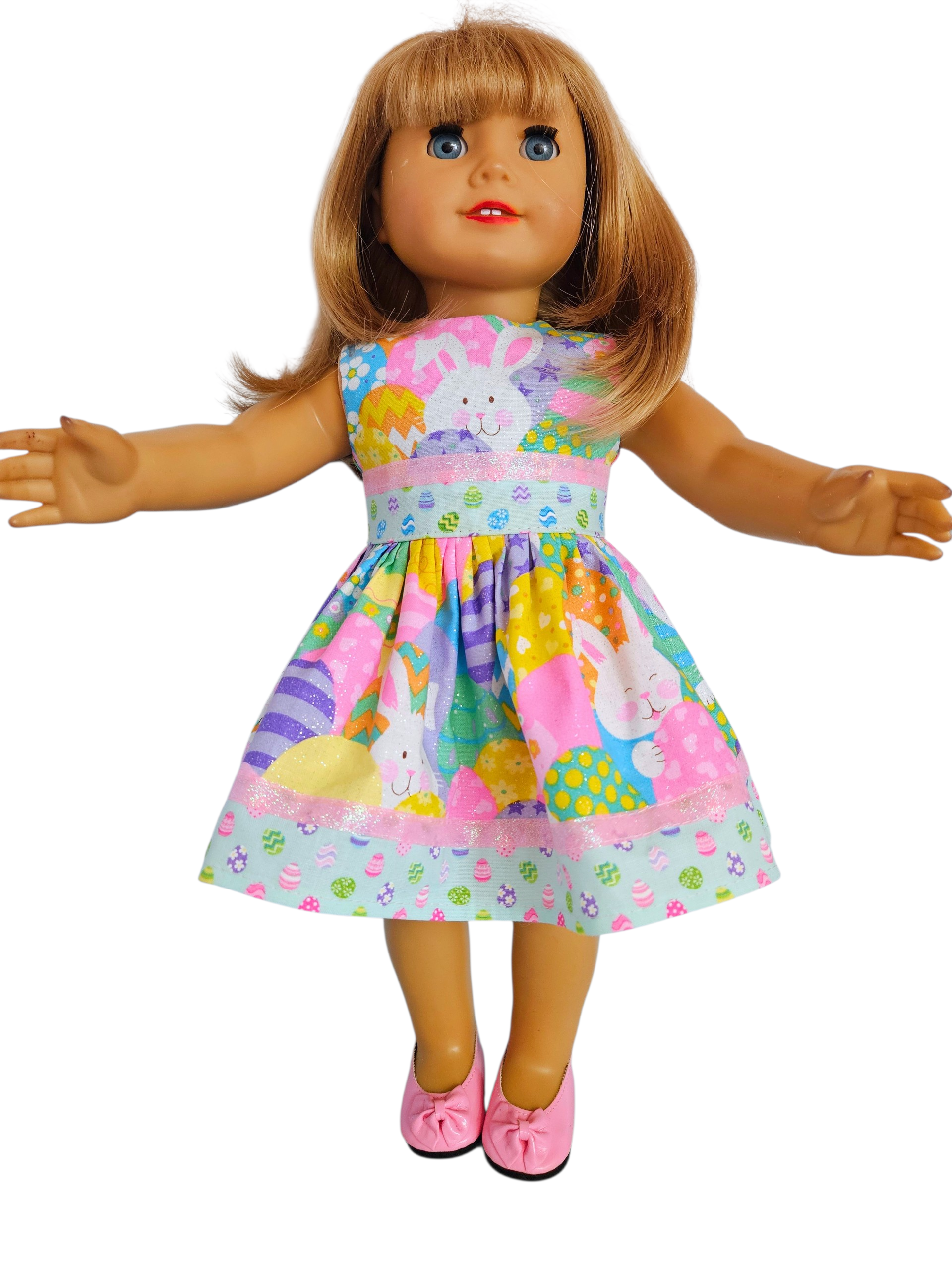 18 inch doll Easter Dress