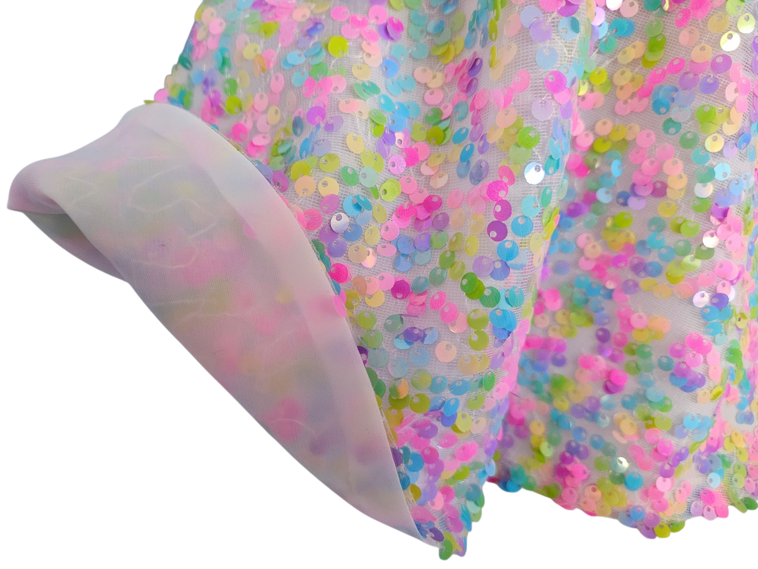 18 inch doll Pastel Sequin Gown #206