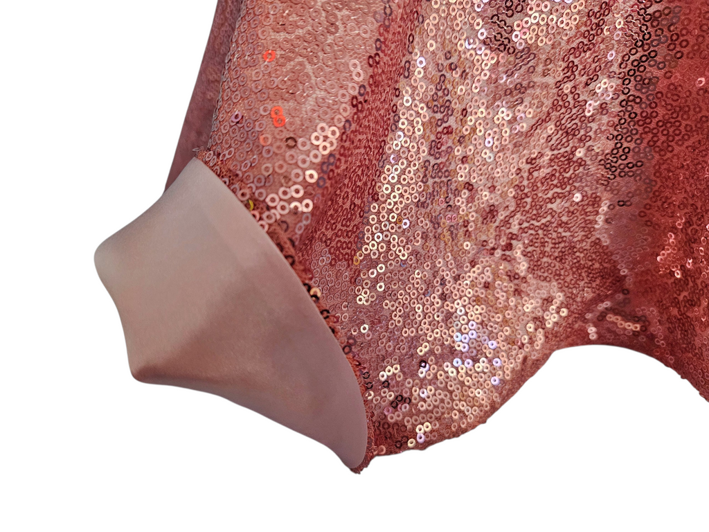 18 inch doll Dusty Rose Sequin Gown #200