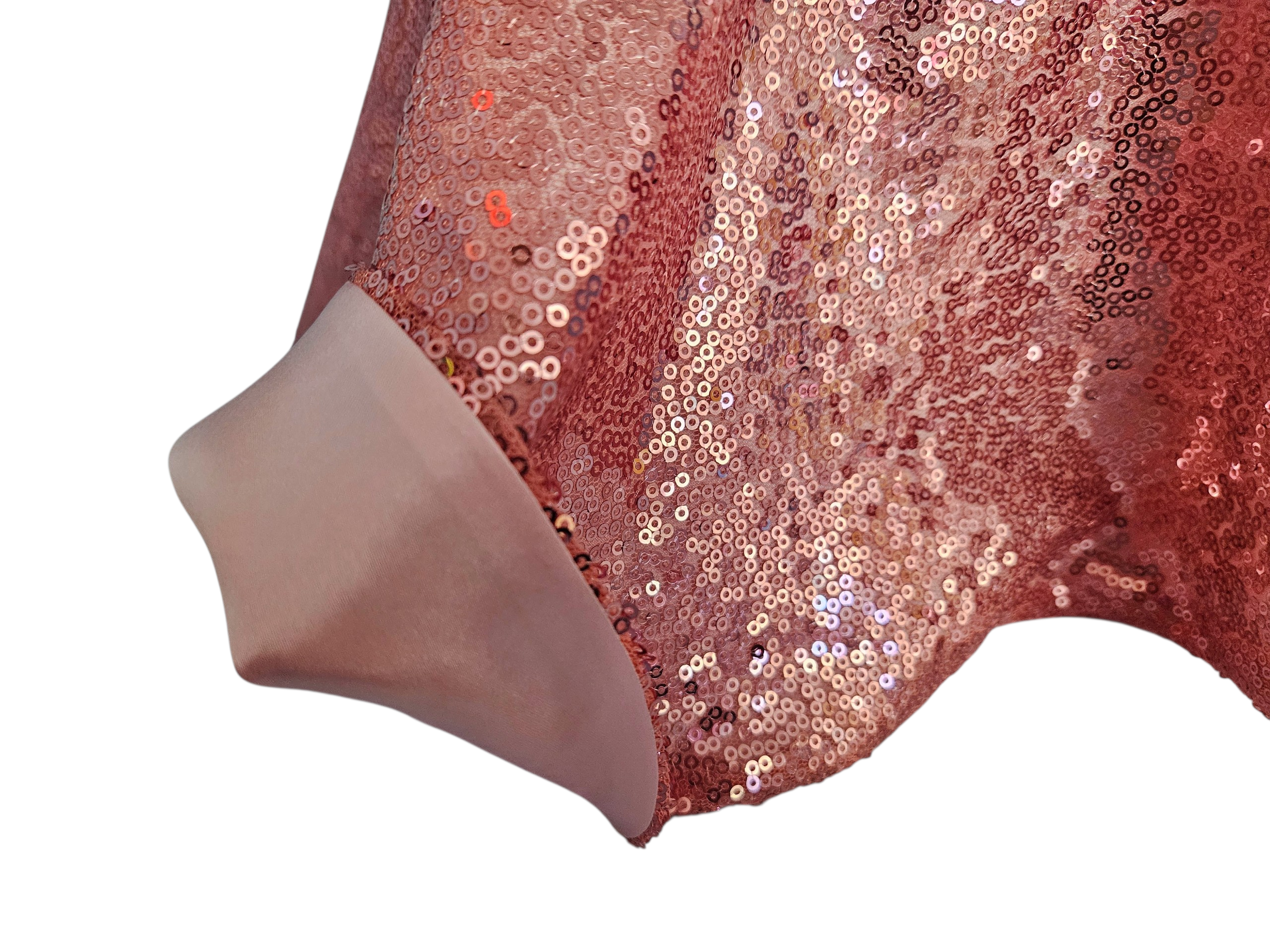 18 inch doll Dusty Rose Sequin Gown #200