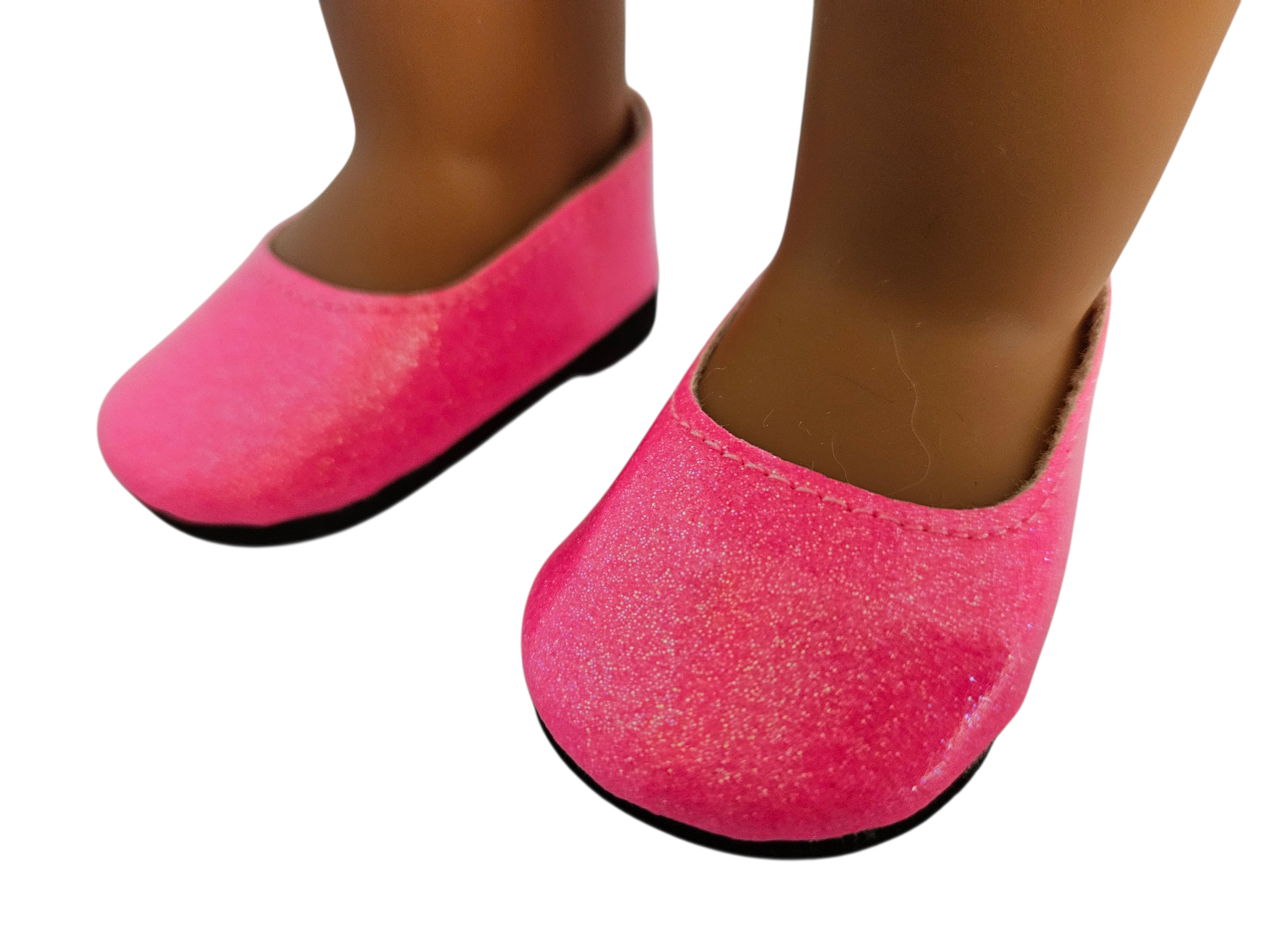 18 inch doll shoes - Neon Pink