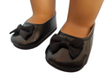 18 inch doll Shoes - Black