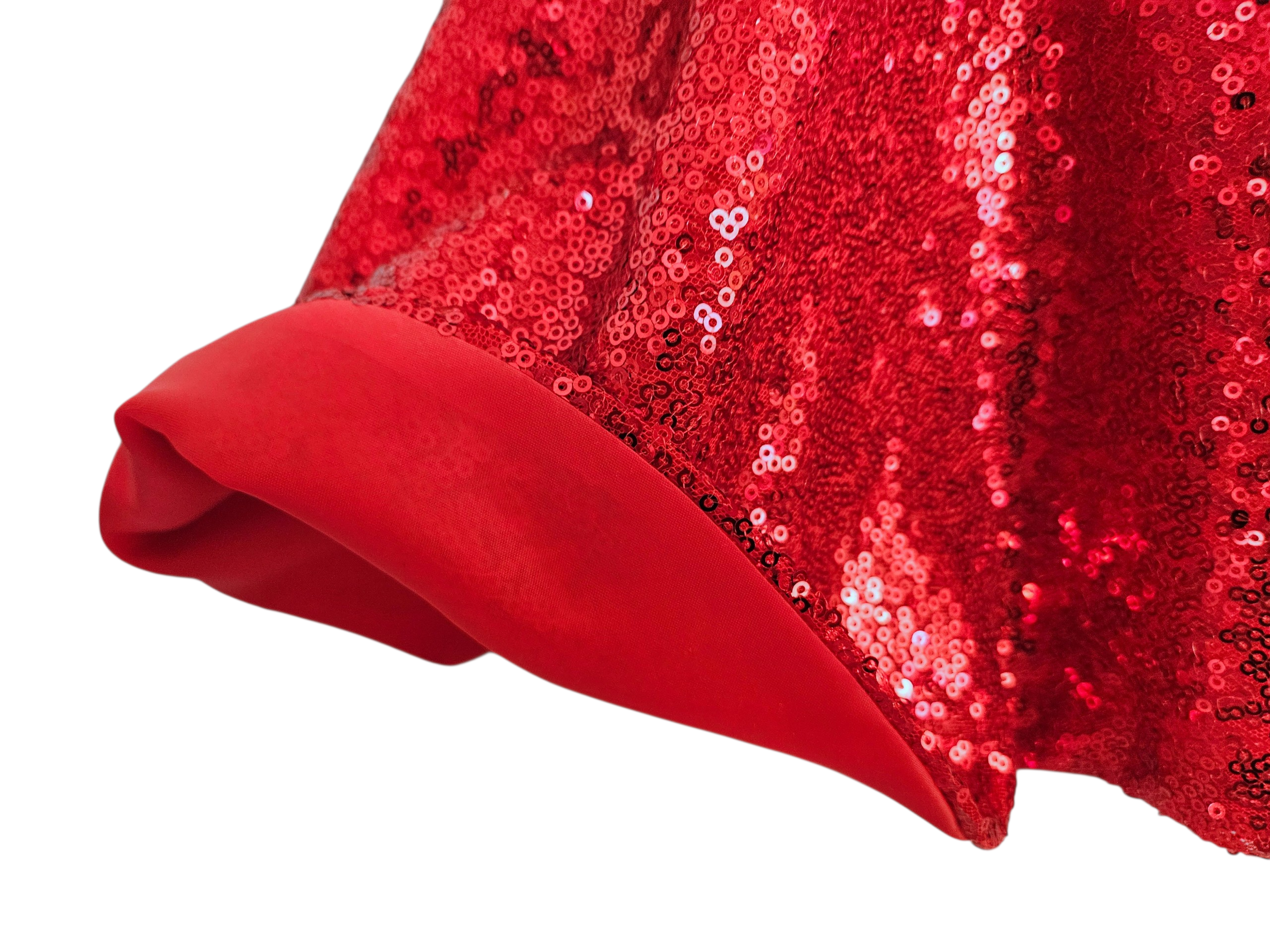 18 inch doll Red Sequin Gown and Boa