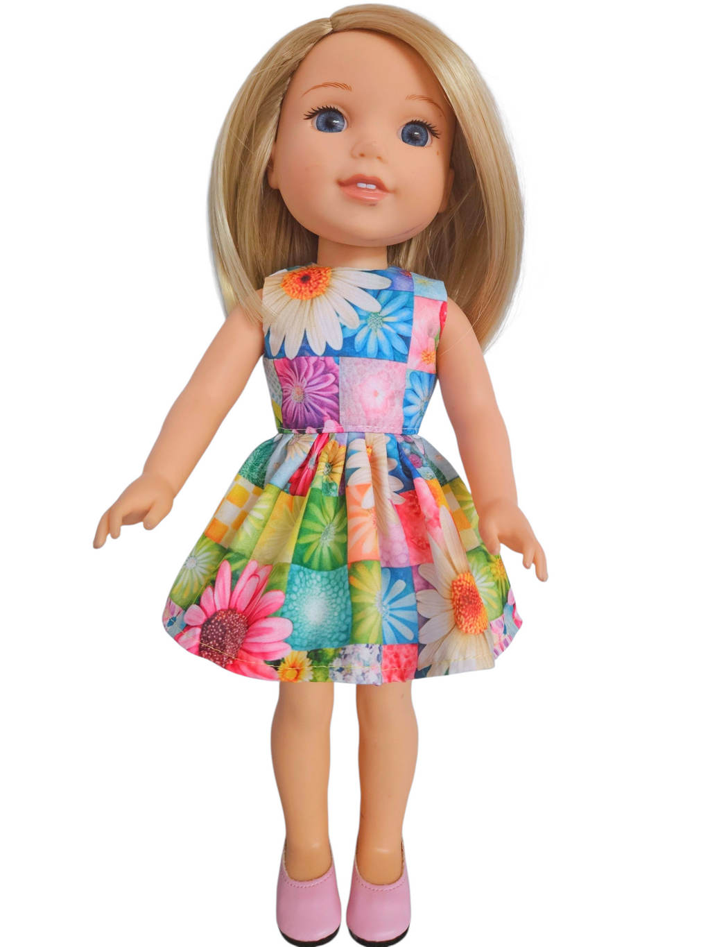 Wellie Wisher Bright Spring Cotton Dress #11