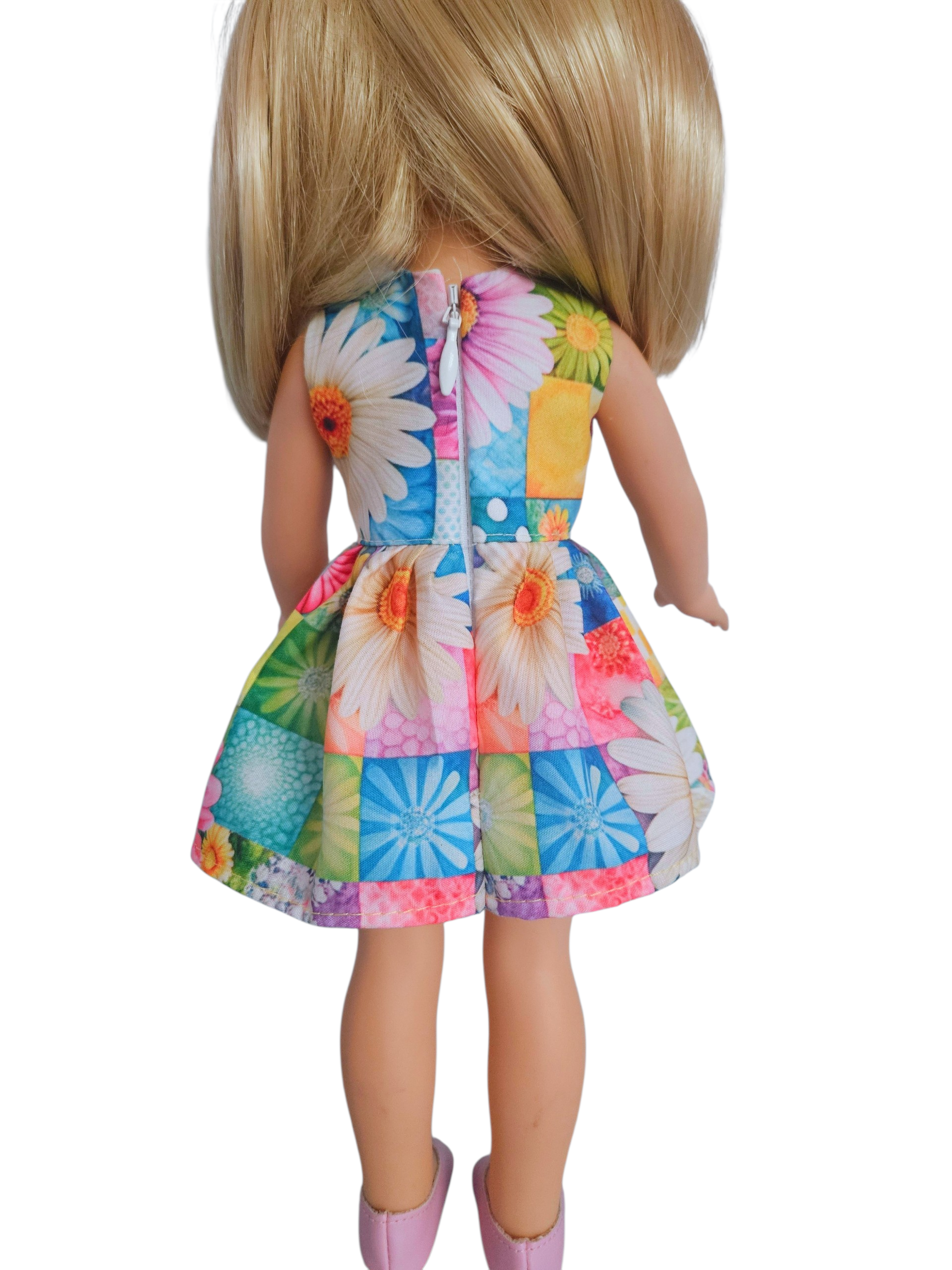 Wellie Wisher Bright Spring Cotton Dress #11