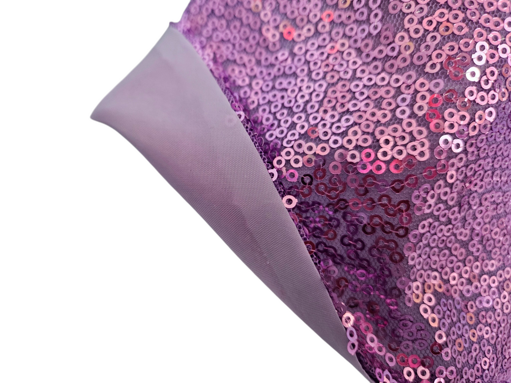 Wellie Wisher Purple Sequin Gown #56
