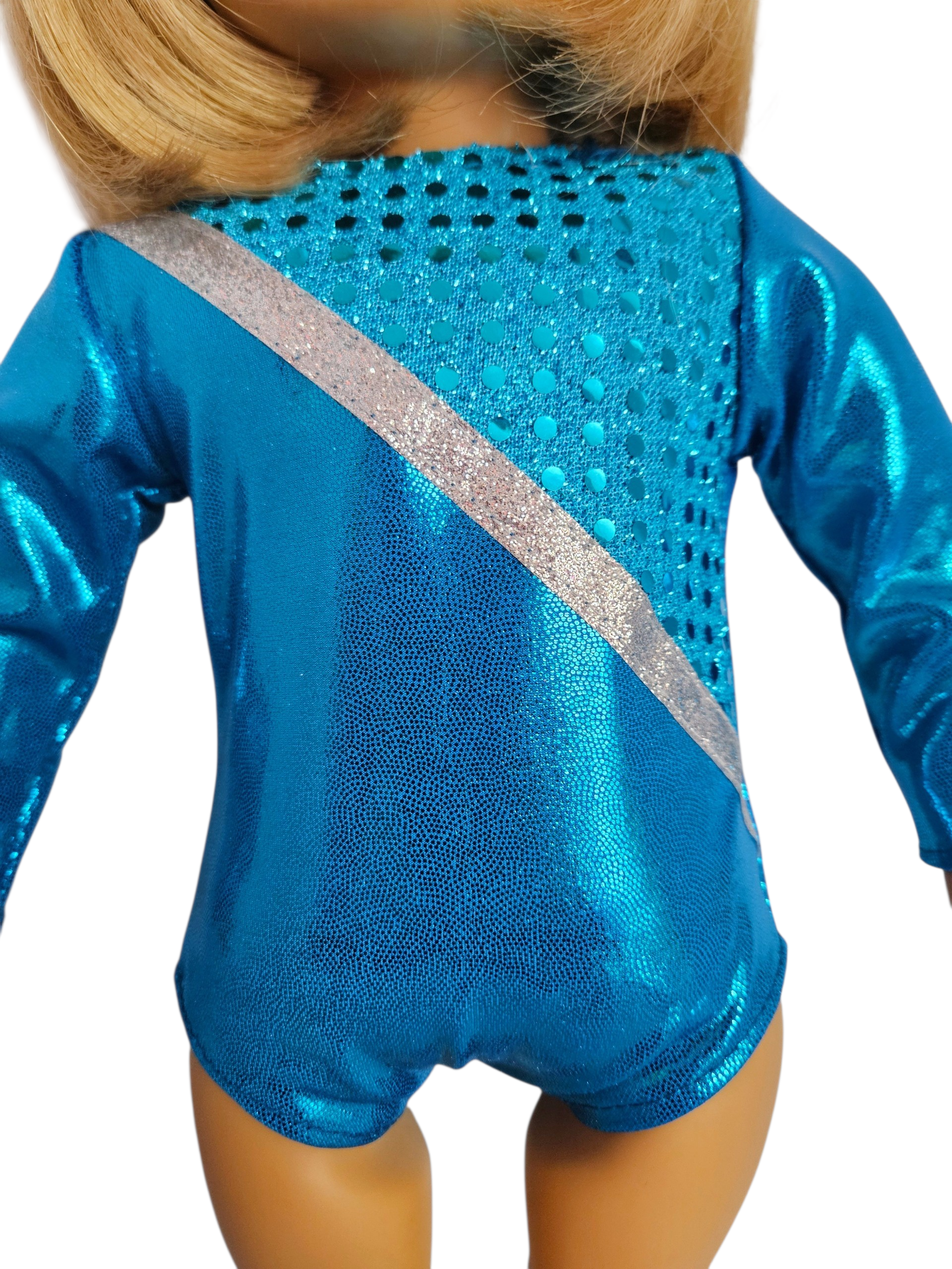 18 inch doll Turquoise Gymnastic Leotard