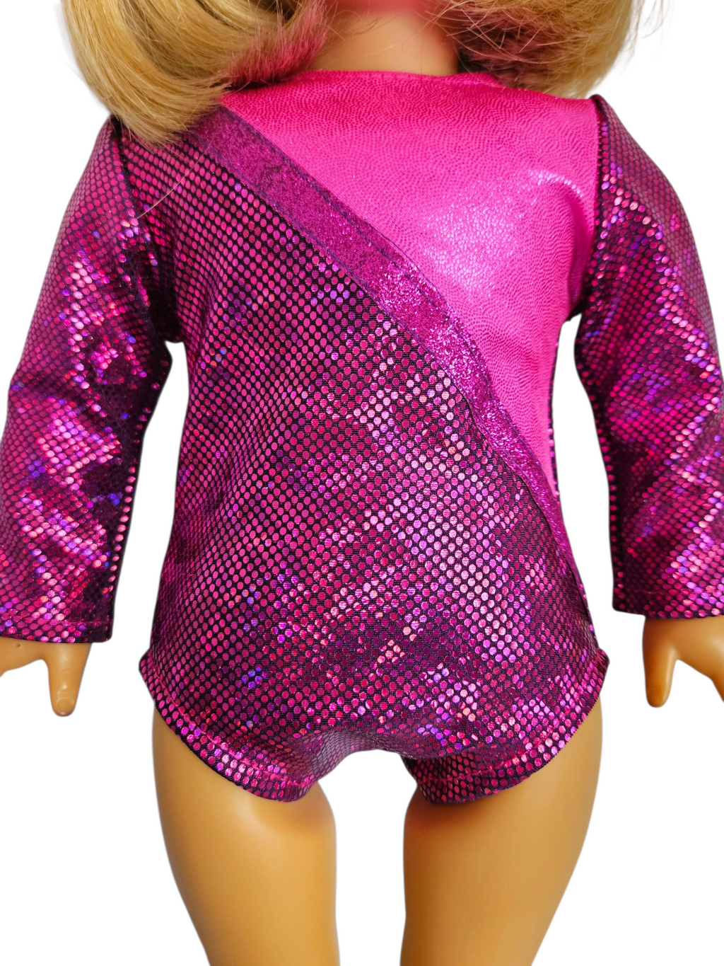 18 inch doll Fushia Gymnastic Leotard