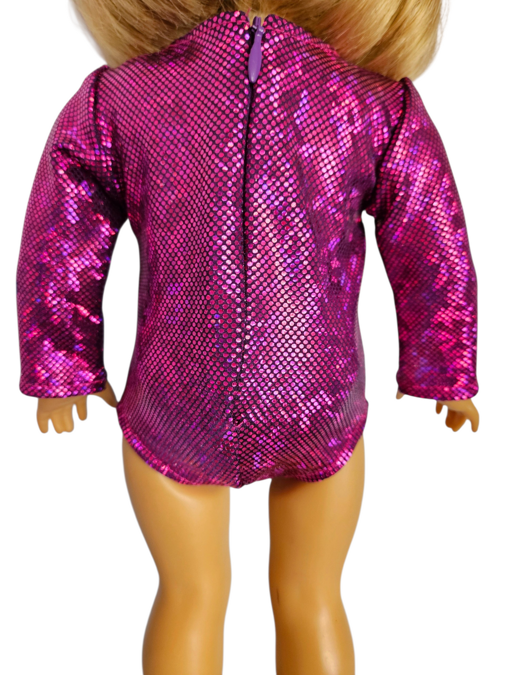 18 inch doll Fushia Gymnastic Leotard