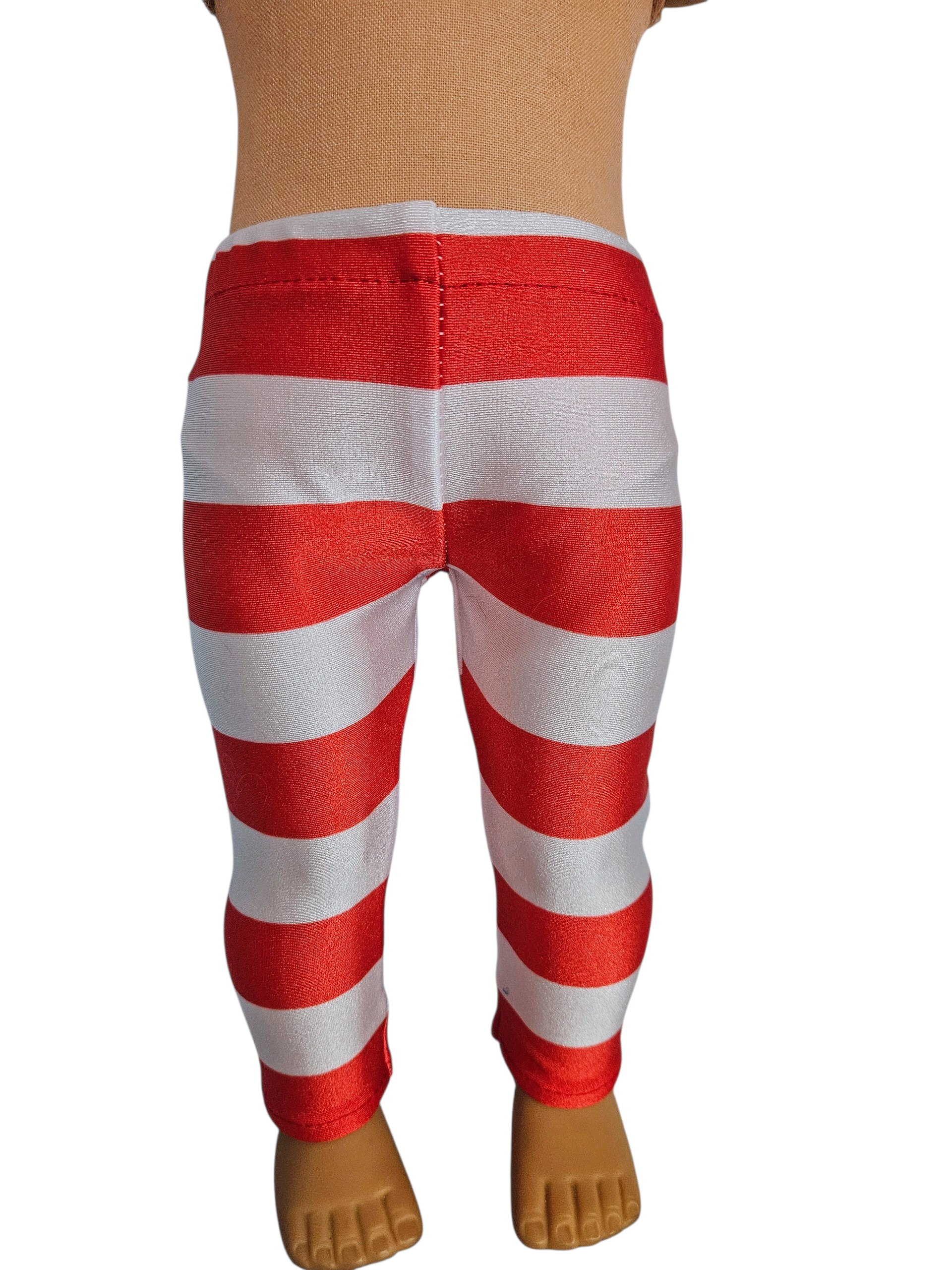18 inch doll Stars and Stripes Spandex Top and Leggings