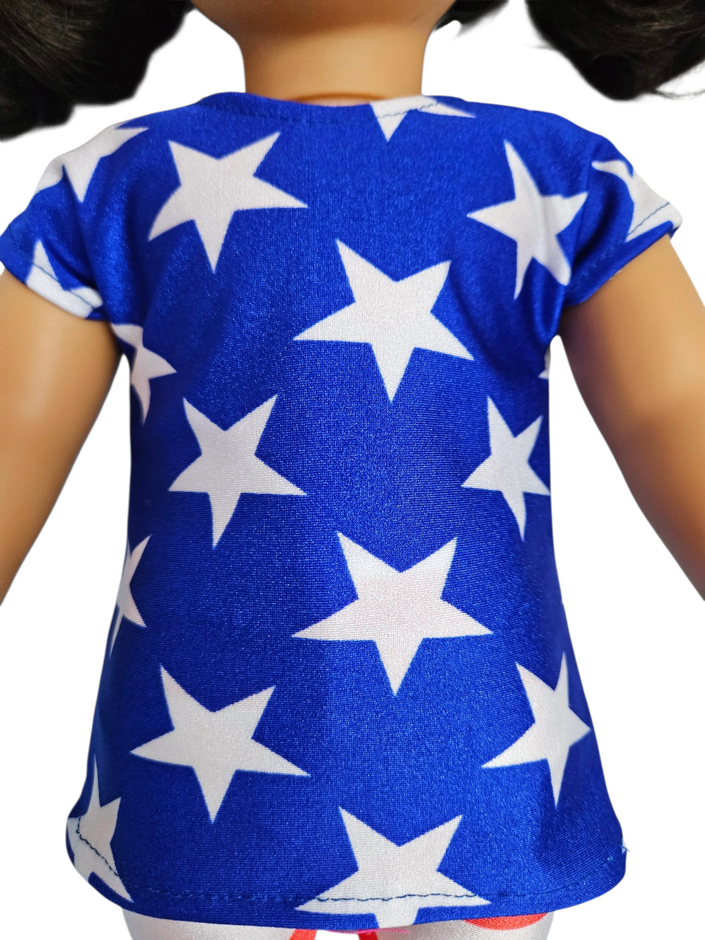 18 inch doll Stars and Stripes Spandex Top and Leggings