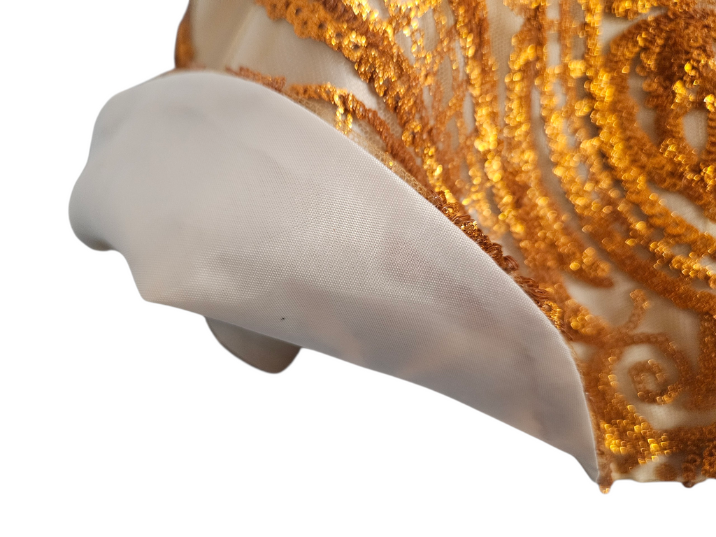 18 inch doll Copper Sequin Gown