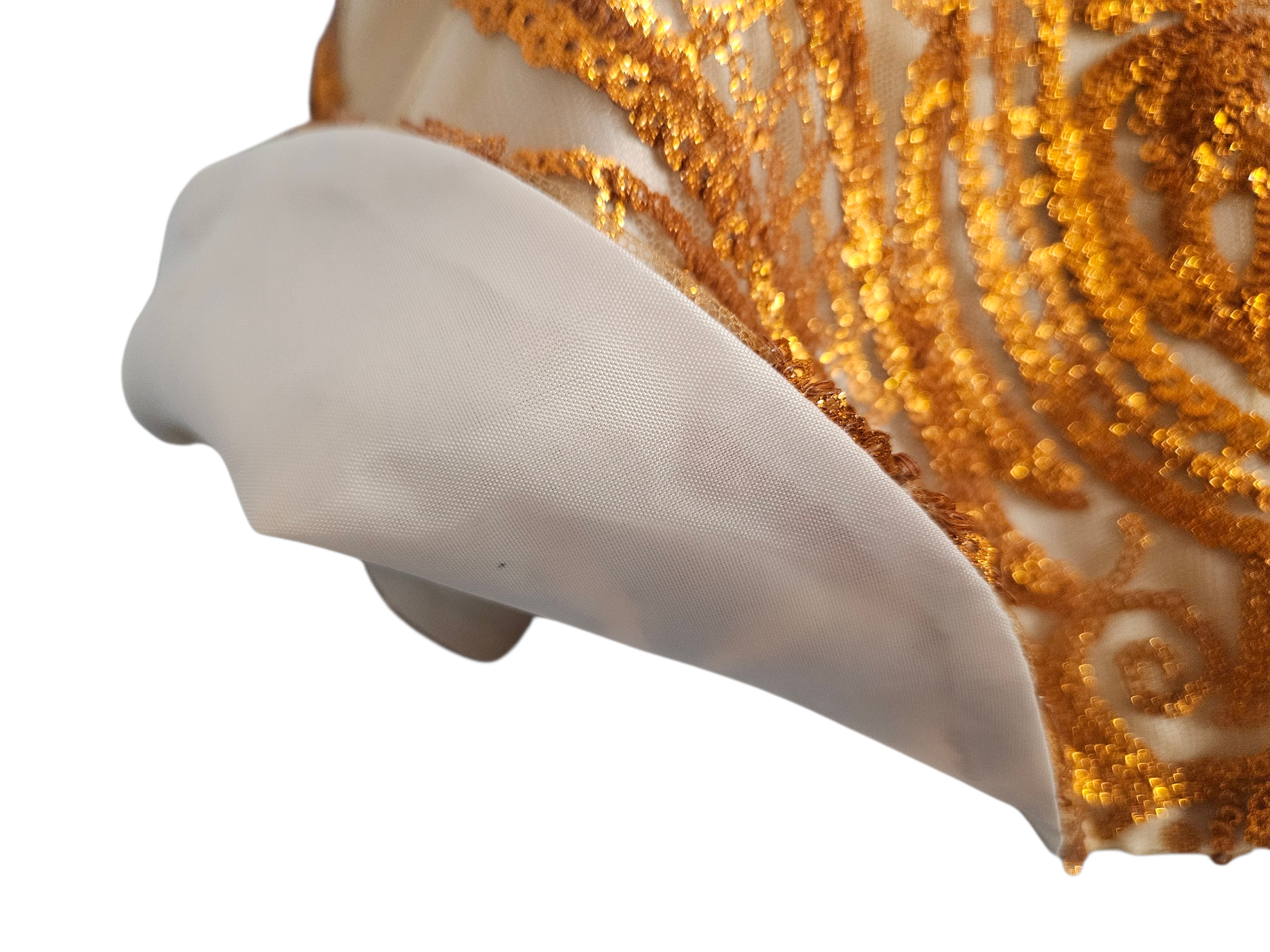 18 inch doll Copper Sequin Gown