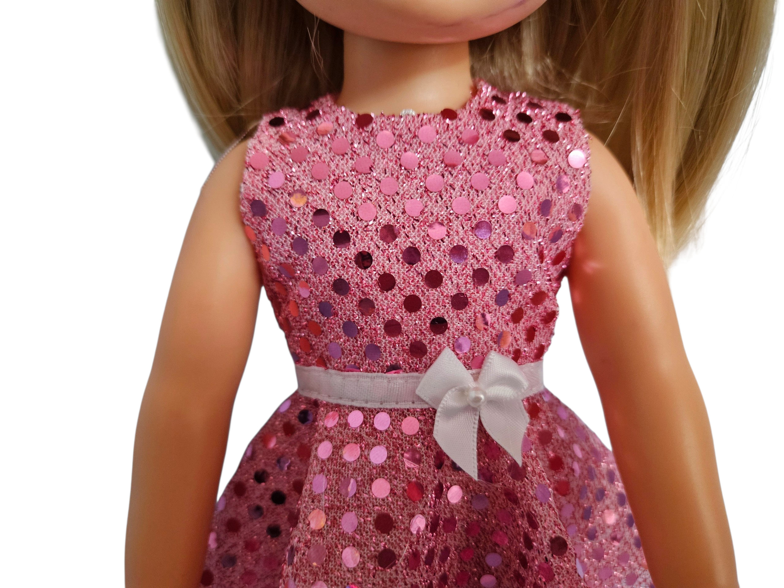 Wellie Wisher Pink Sequin Dress #30