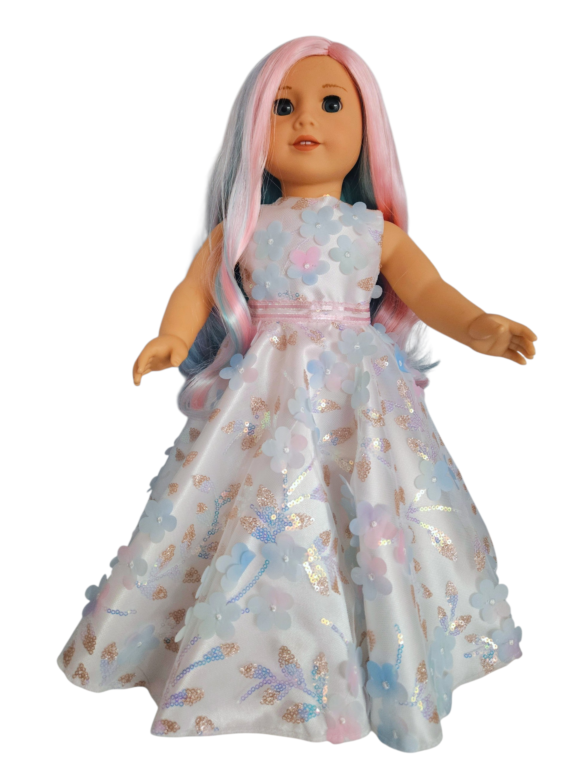 18 inch doll Pretty Petals Gown