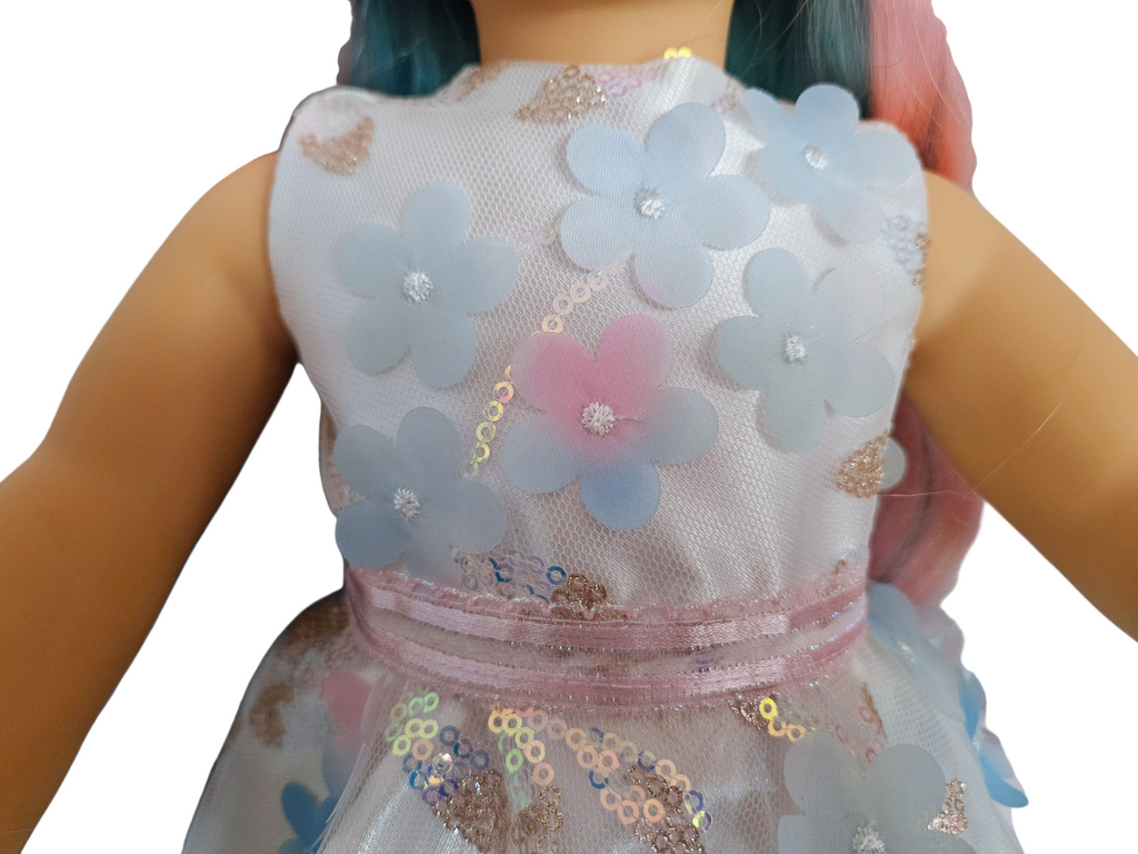 18 inch doll Pretty Petals Gown