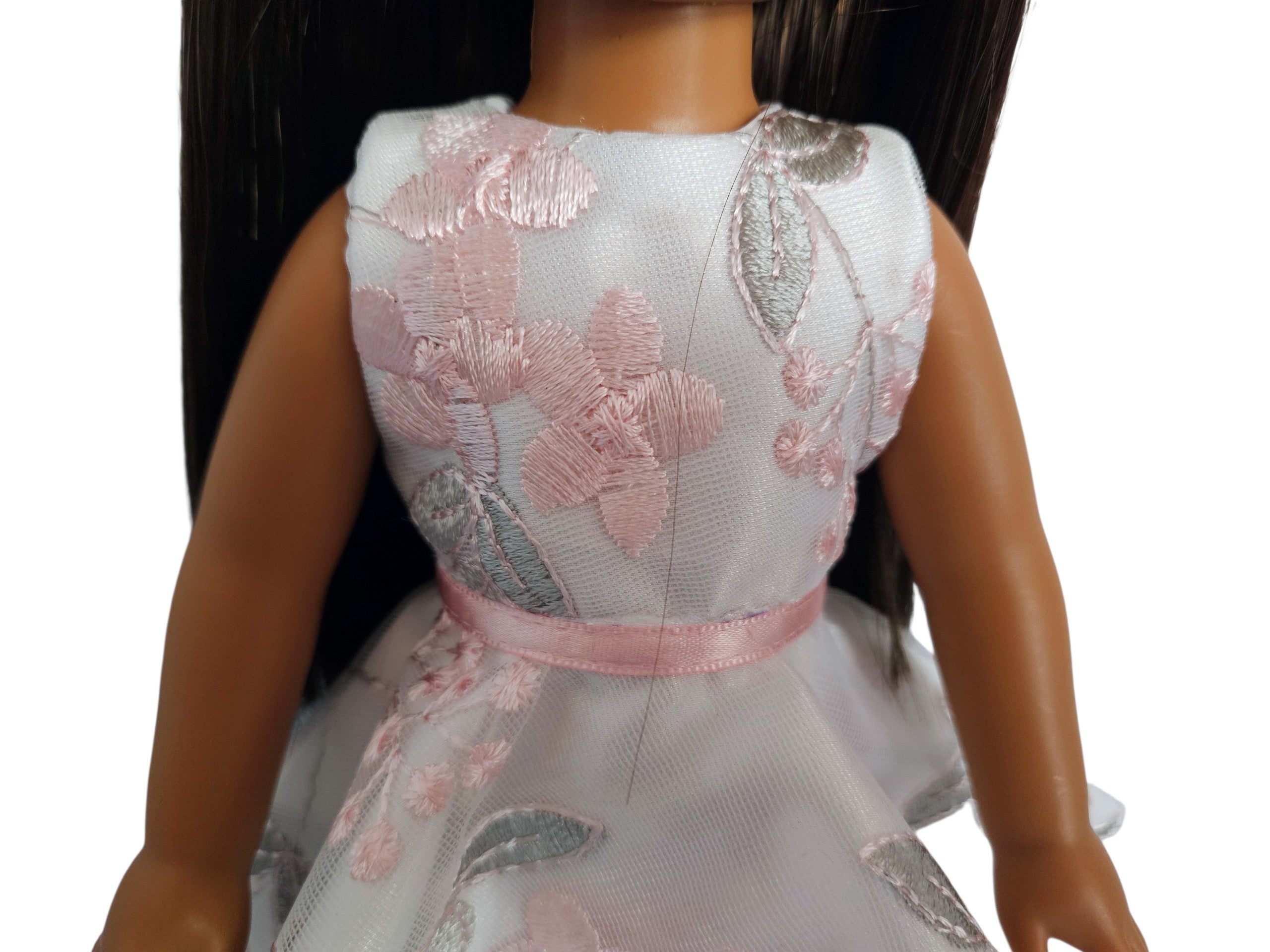 Wellie Wisher Pink Pastel Embroidered Dress #34
