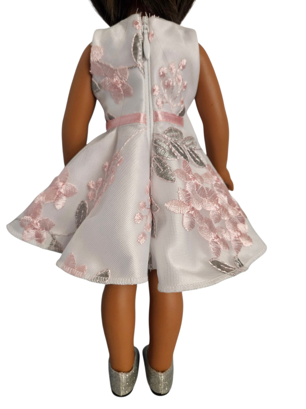 Wellie Wisher Pink Pastel Embroidered Dress #34