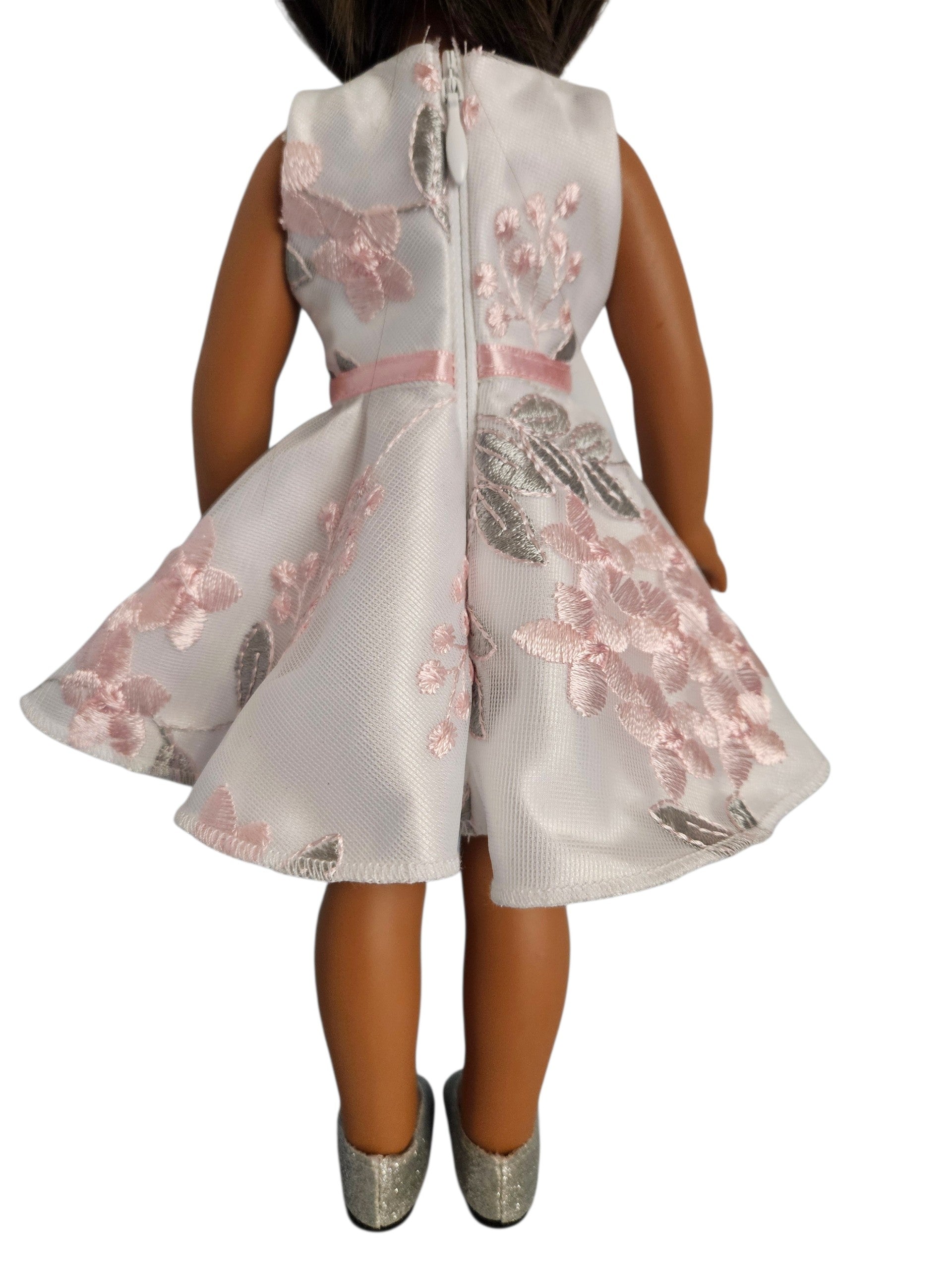 Wellie Wisher Pink Pastel Embroidered Dress #34