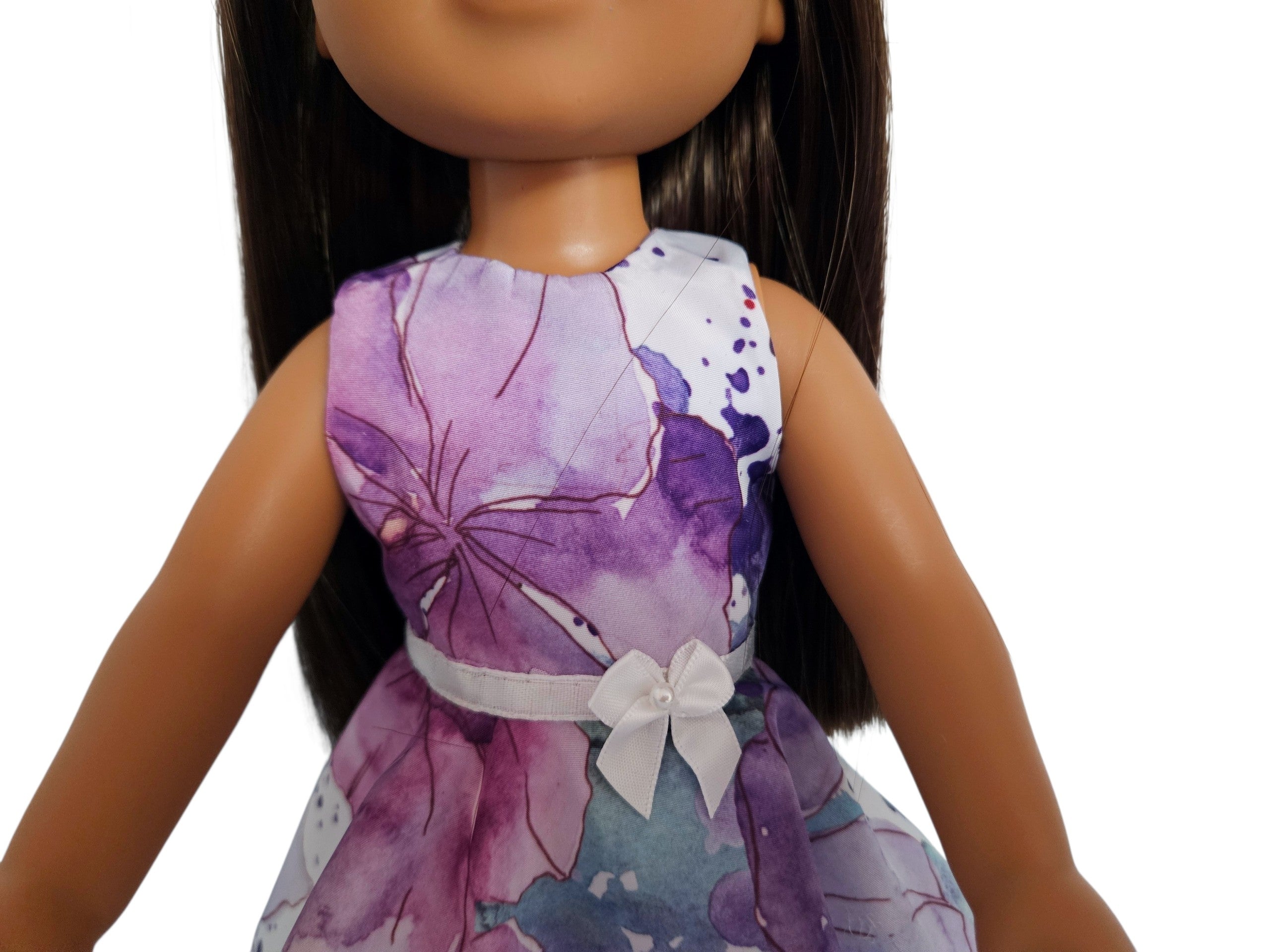 Wellie Wisher Purple Floral Summer Dress #37