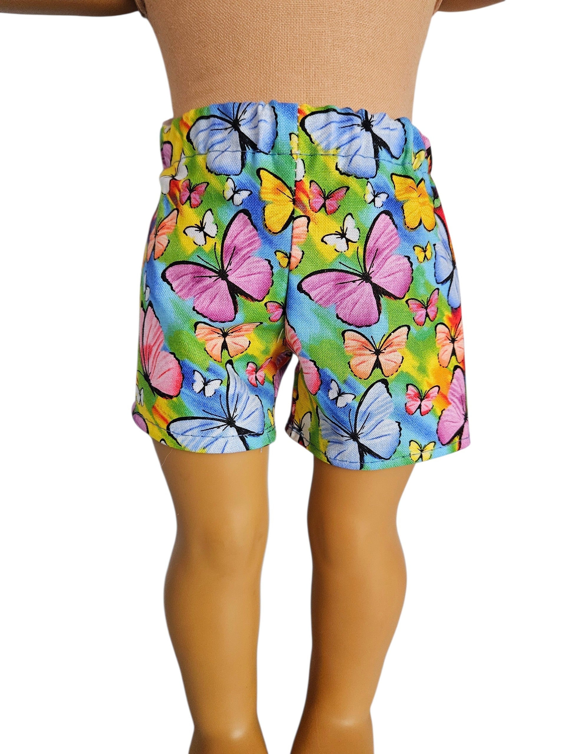 18 inch doll Butterfly & Polka Dots Short Outfit