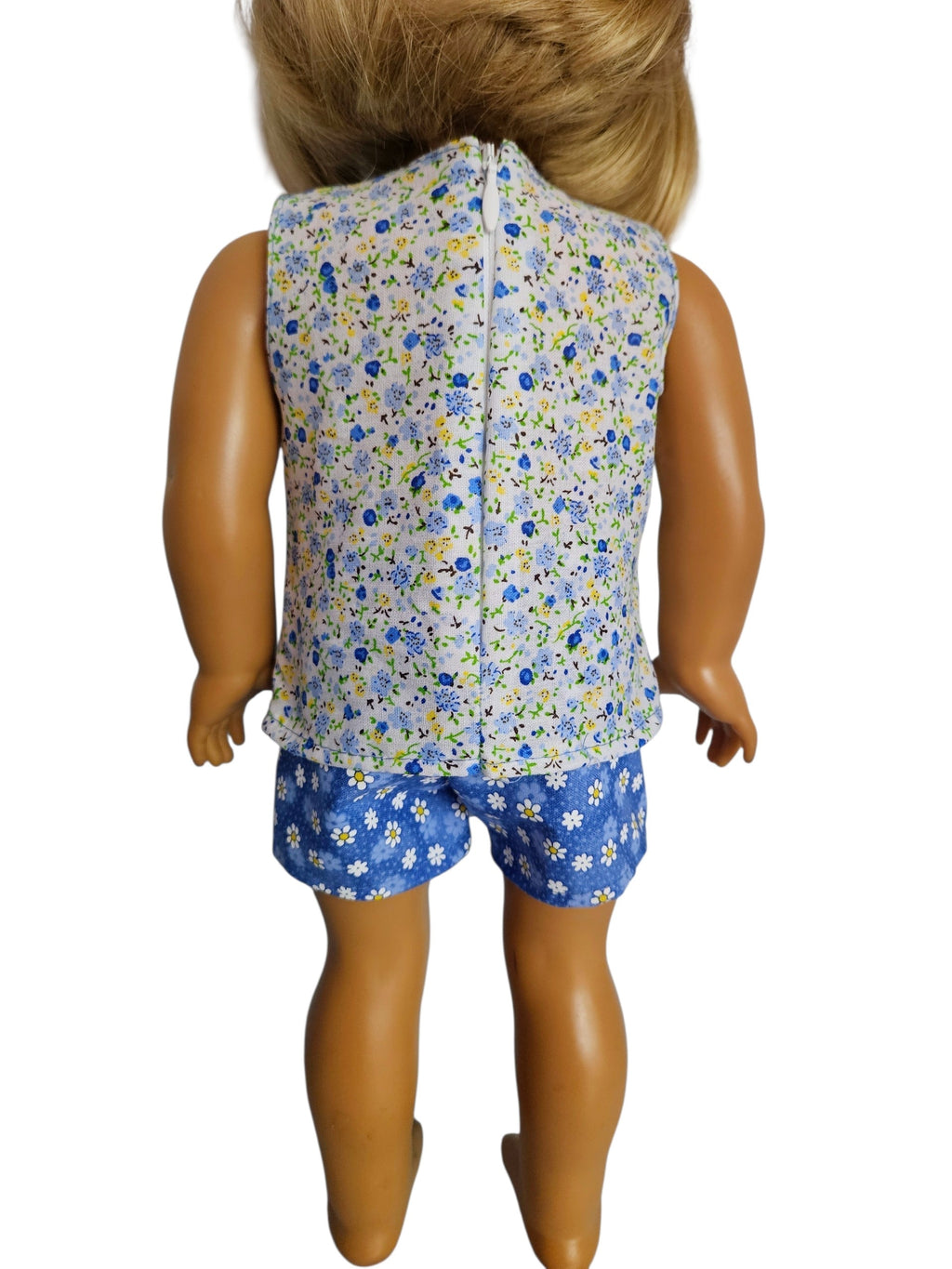 18 inch doll Blue & Yellow Short Outfit