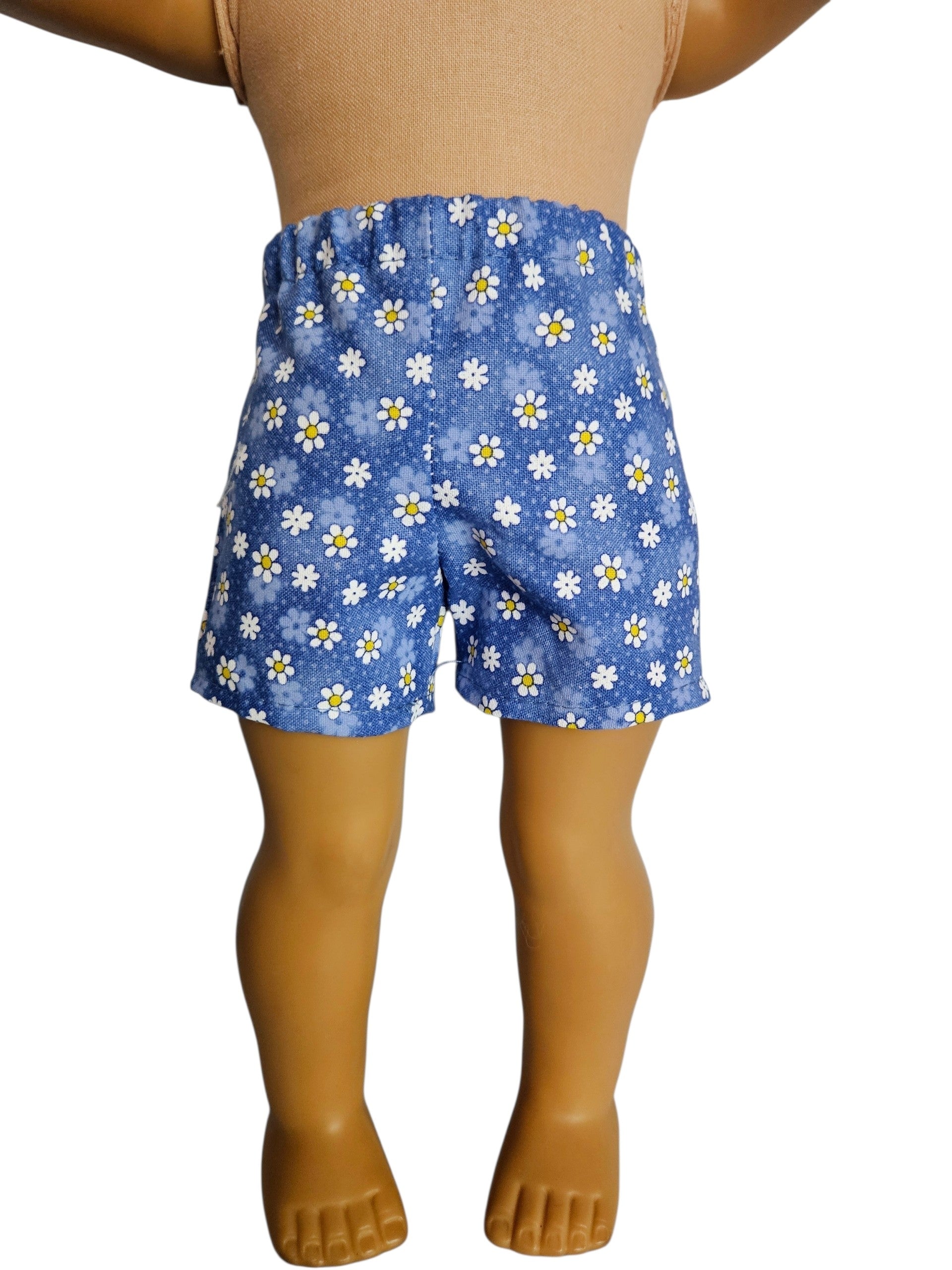18 inch doll Blue & Yellow Short Outfit