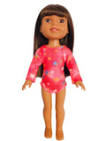 Wellie Wisher Red Stars Leotard