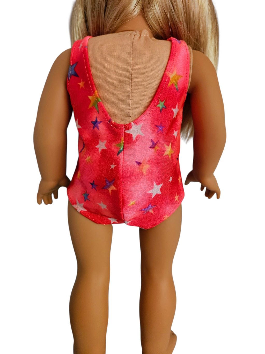 18 inch doll Red Stars Swimsuit and Sash