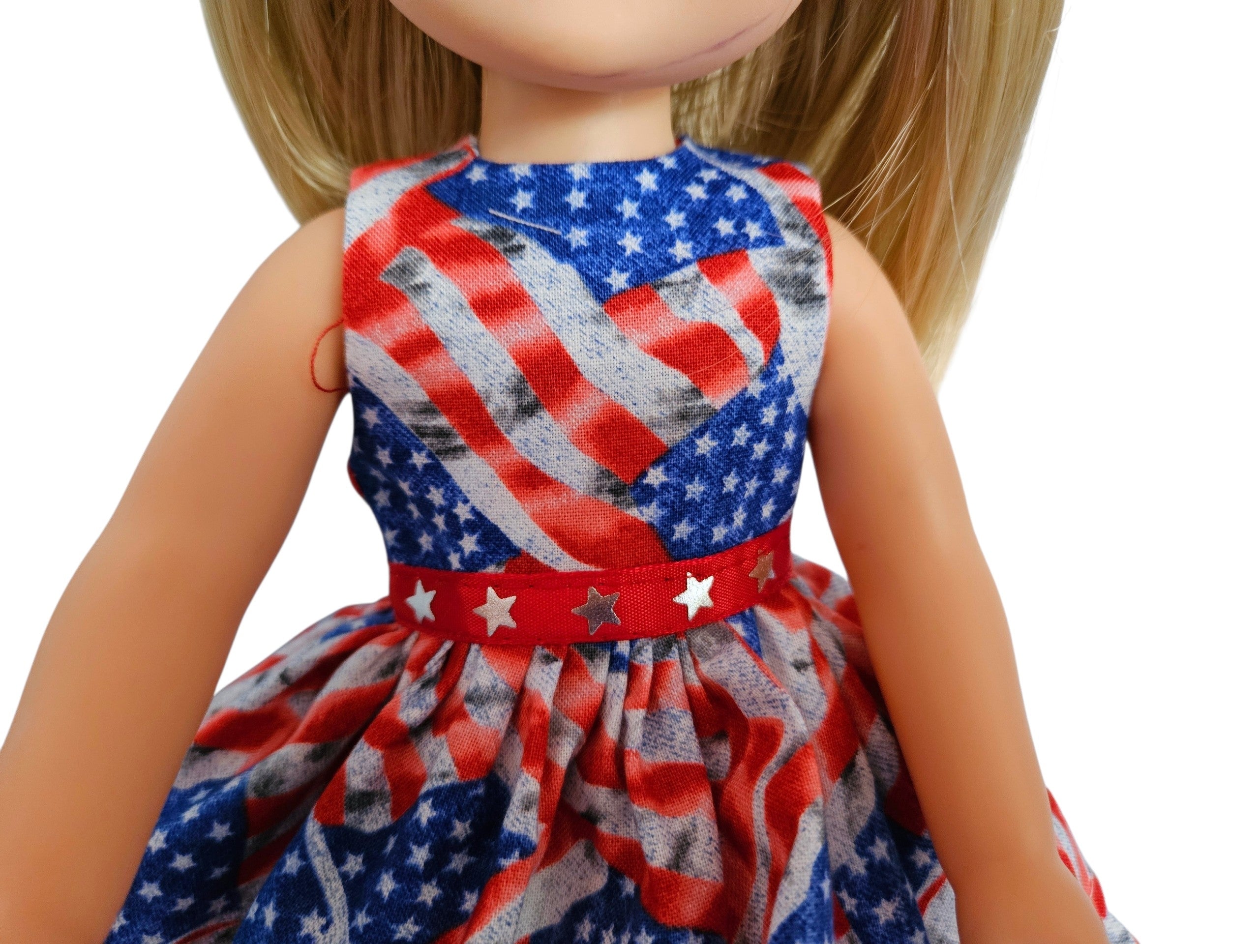 Wellie Wisher Stars & Stripes Ruffled Gjown