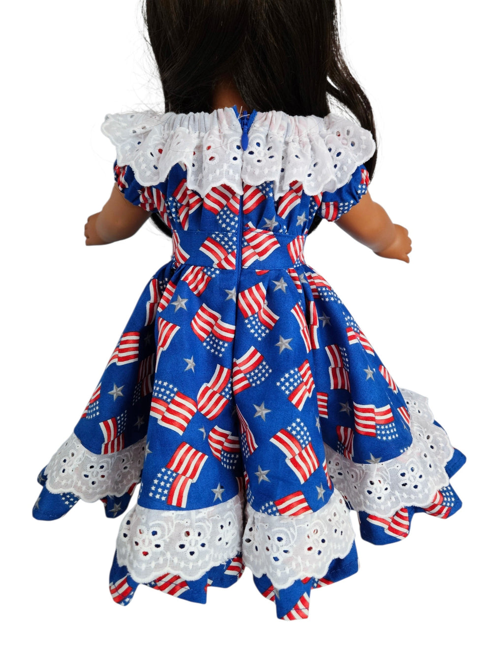 18 inch doll Stars & Stripes Festive Gown