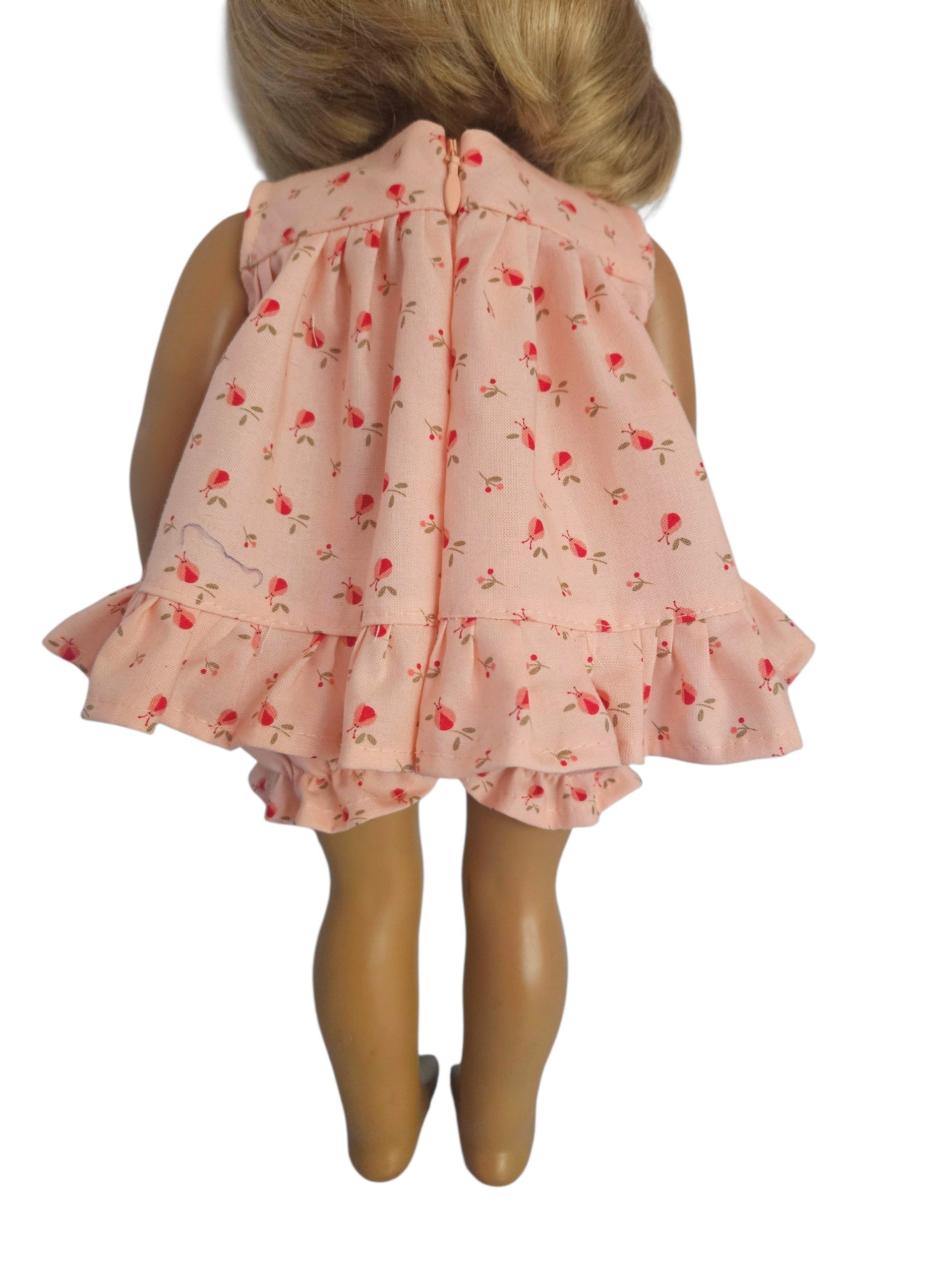 18 inch doll Peach Baby Doll Summer Pajamas