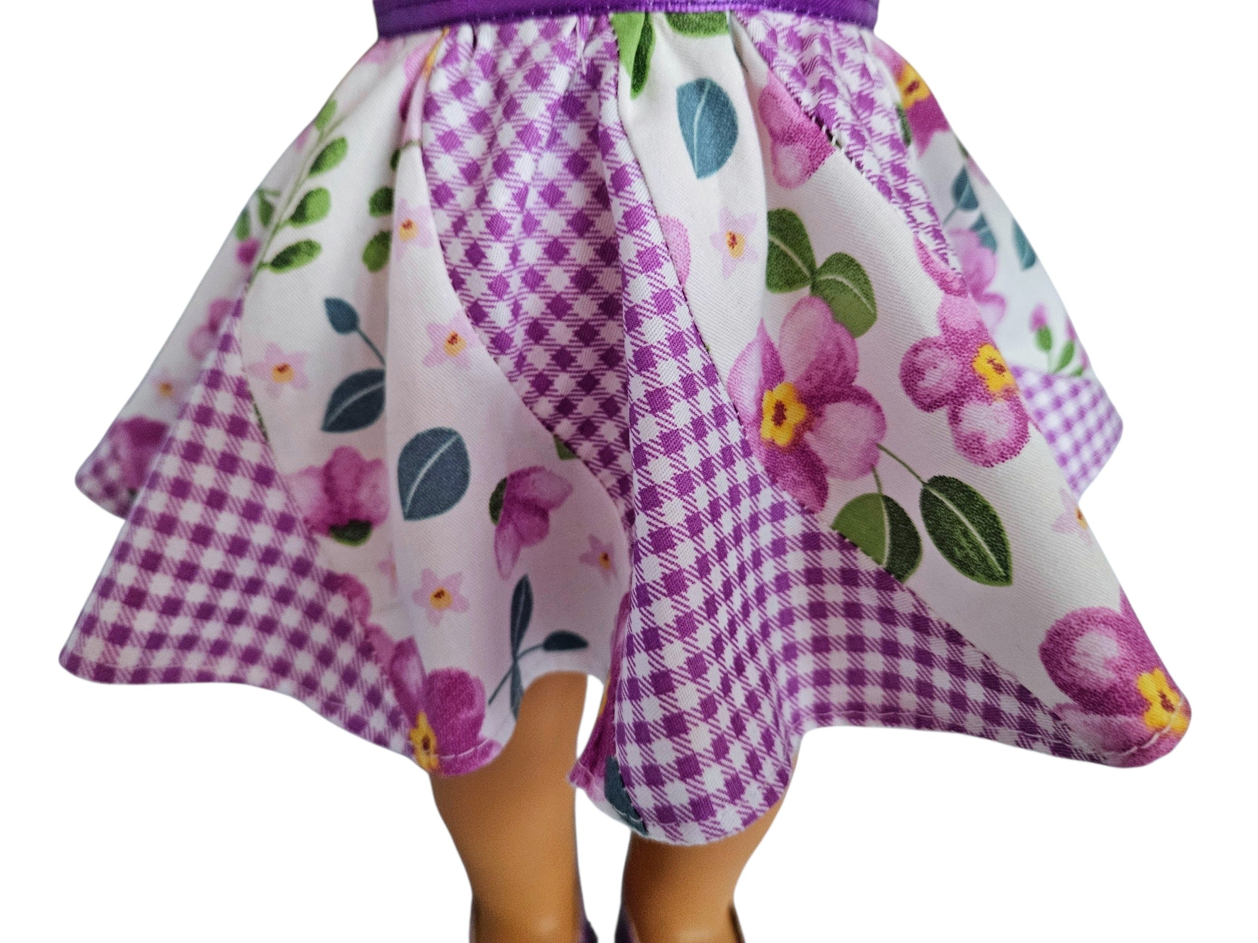 18 inch doll clothes Floral Swirl Dress American Girl Handmade
