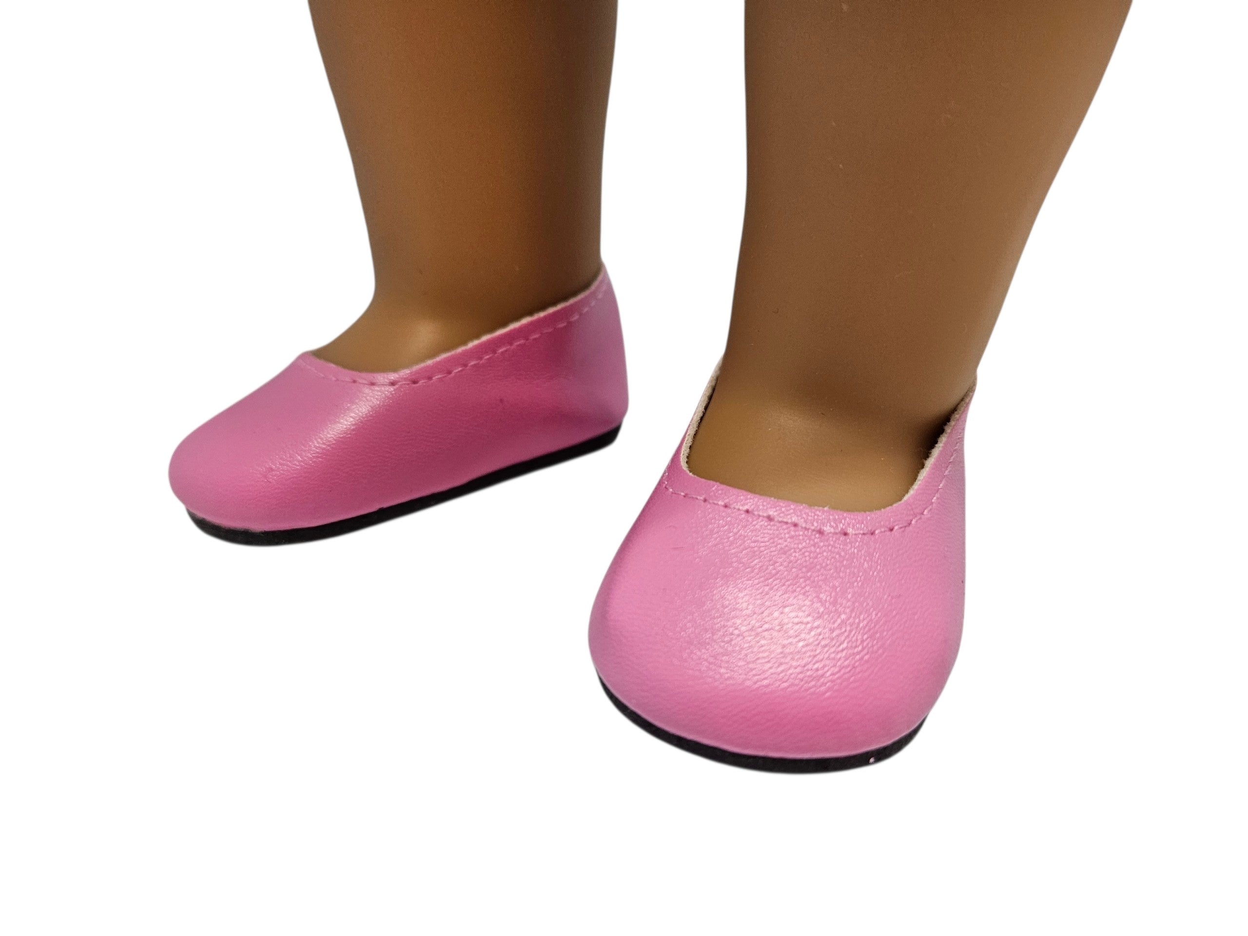 18 inch doll shoes - Medium Pink