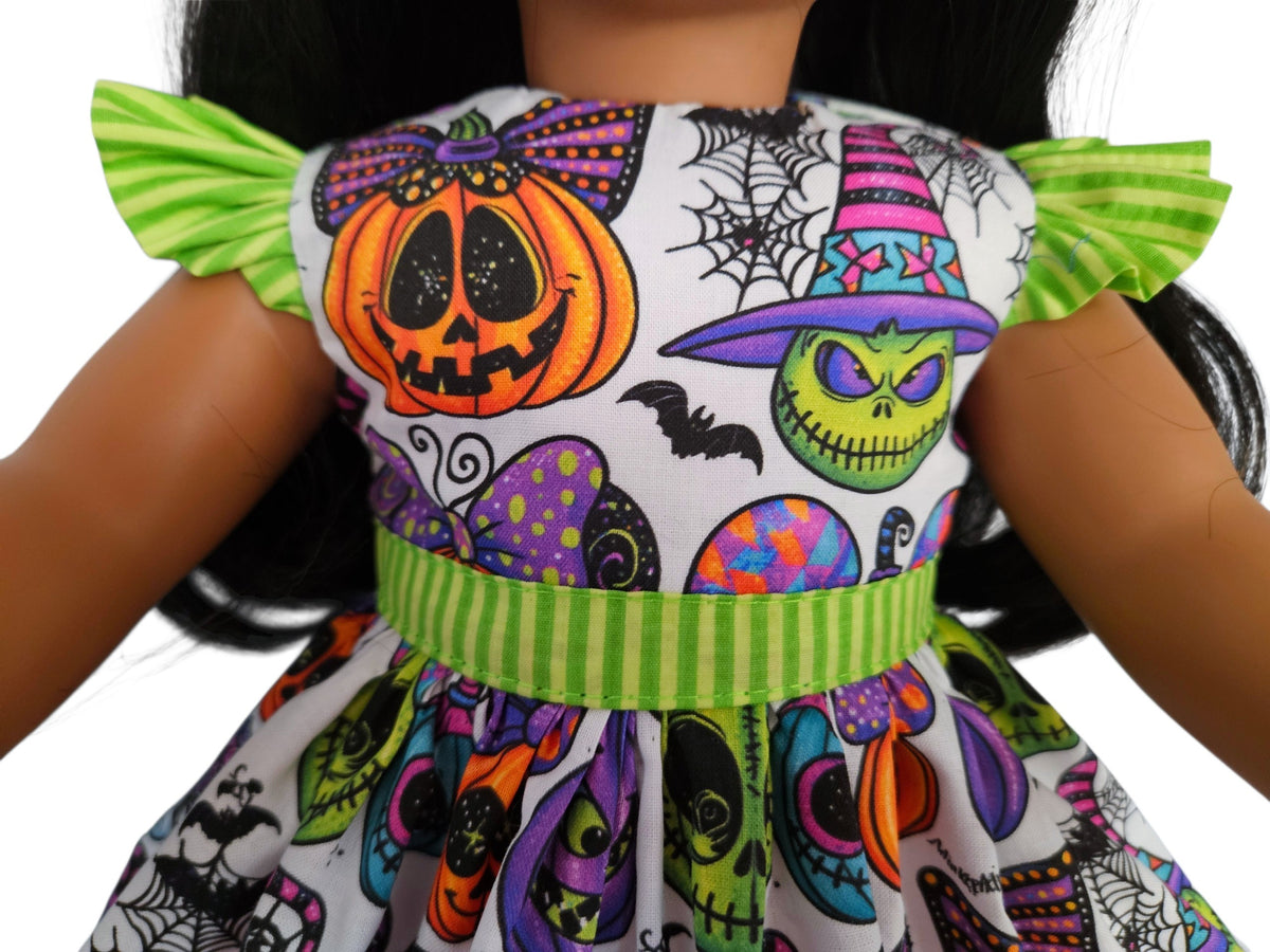 18 inch doll Clothes Colorful Pumpkins Dress