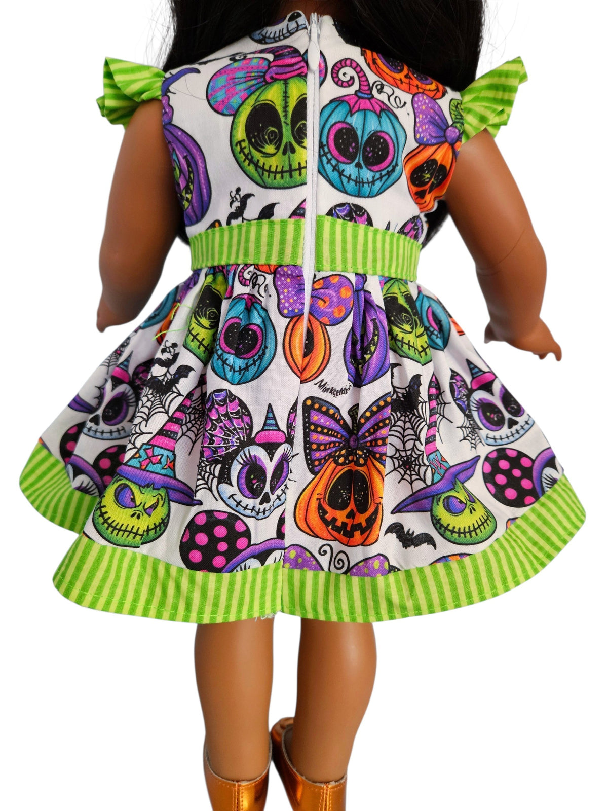 18 inch doll Clothes Colorful Pumpkins Dress